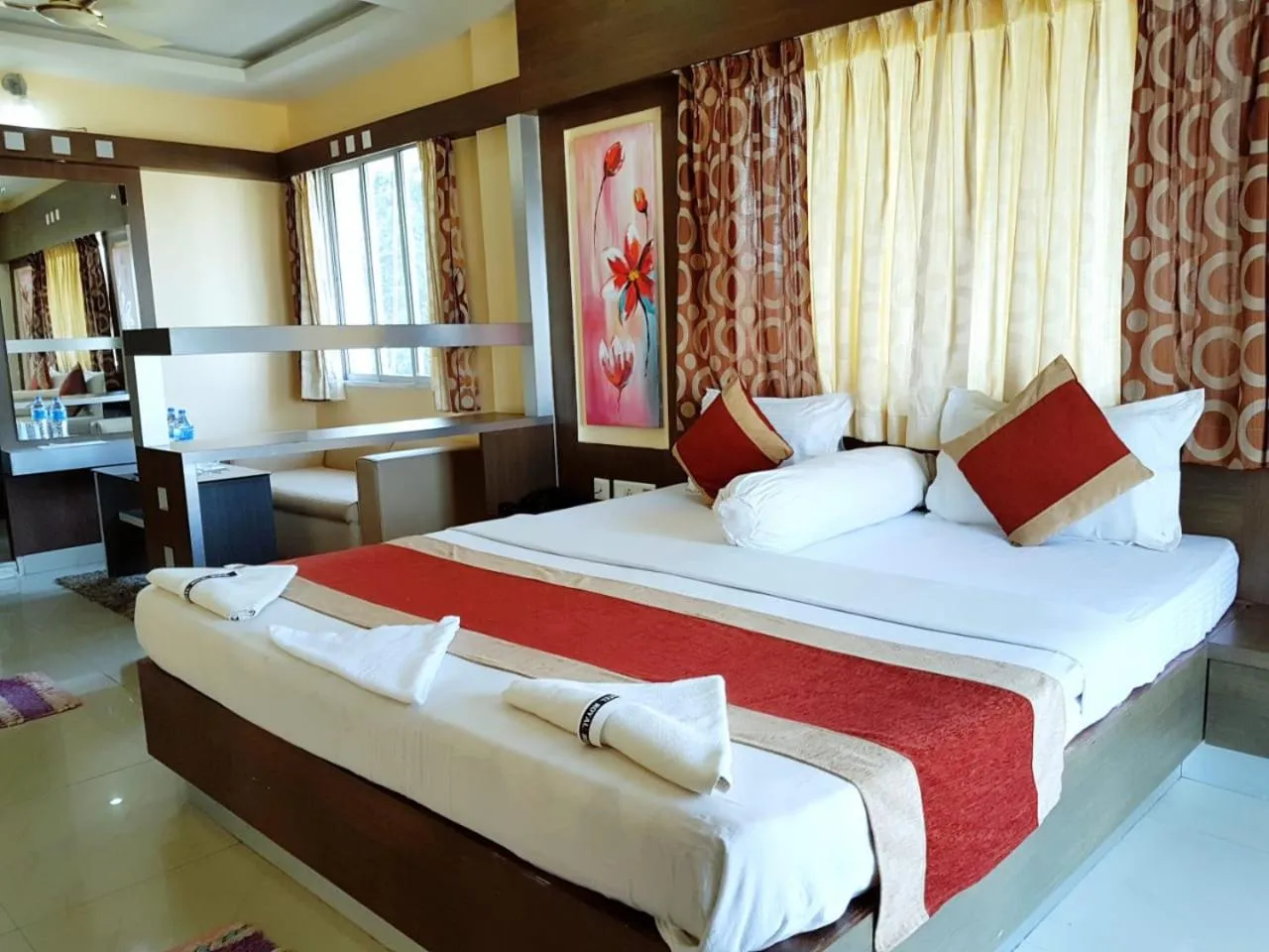 Bed in Hotel Royal Bengal