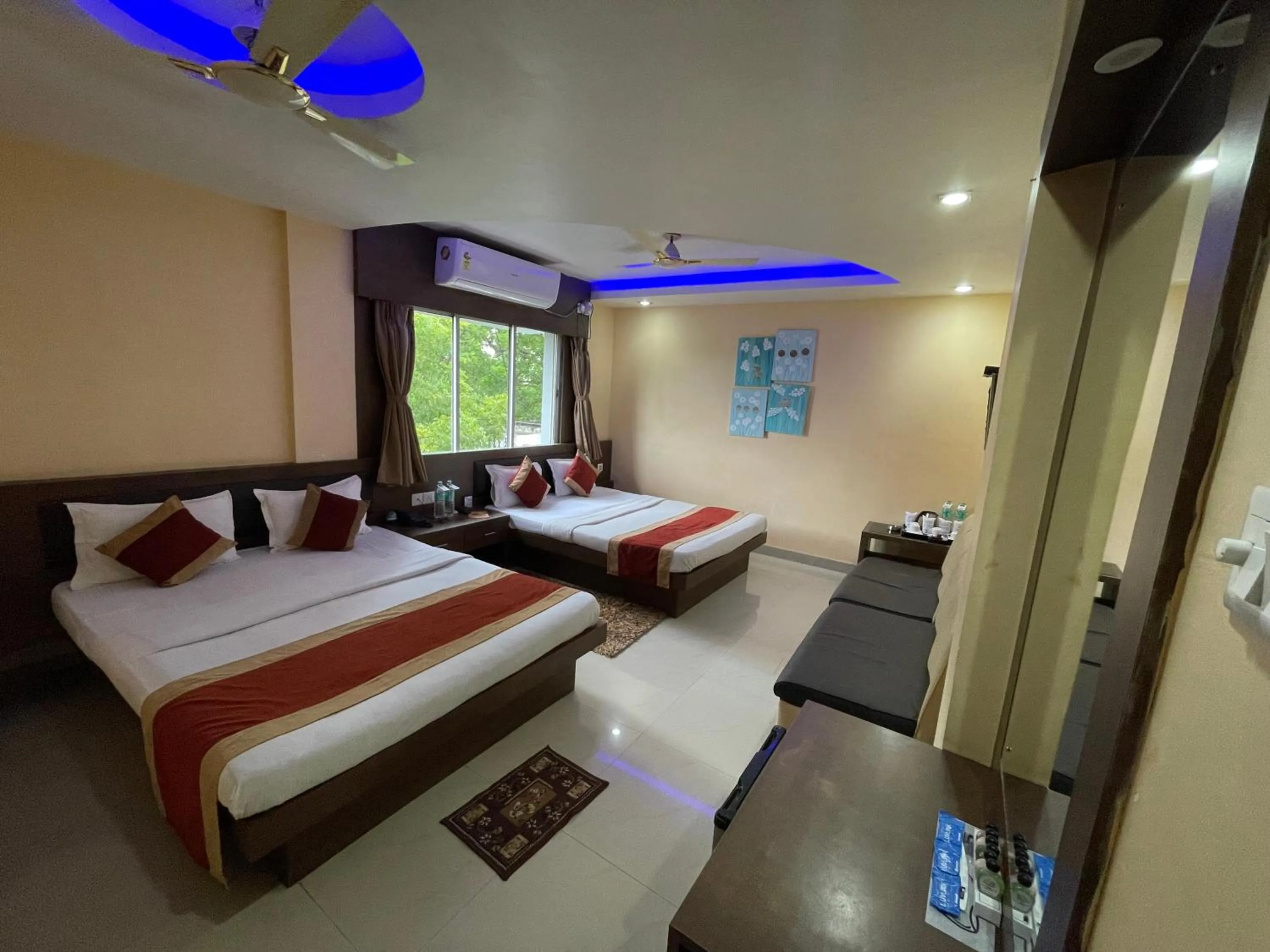 Bed in Hotel Royal Bengal