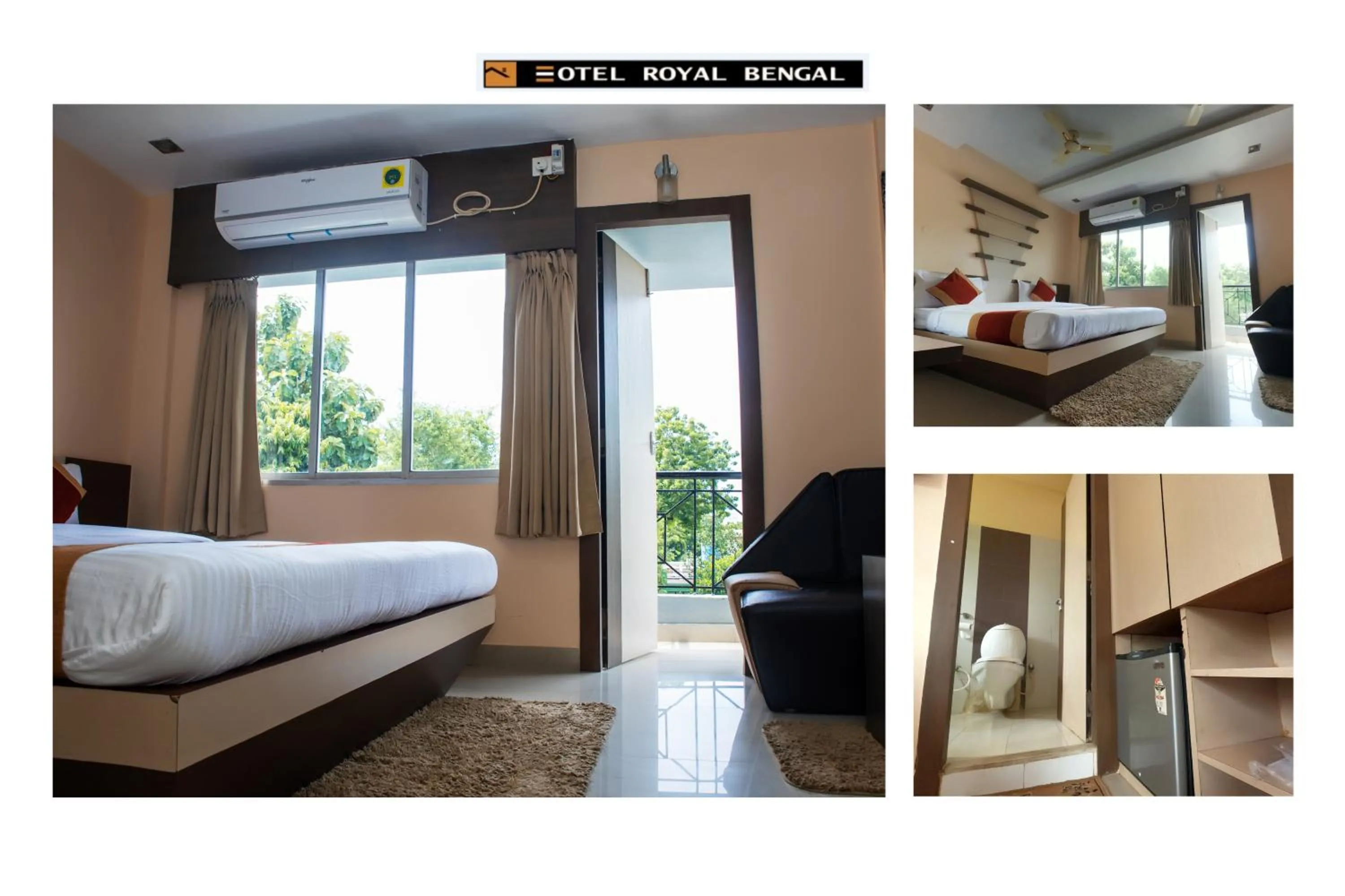 Bed in Hotel Royal Bengal