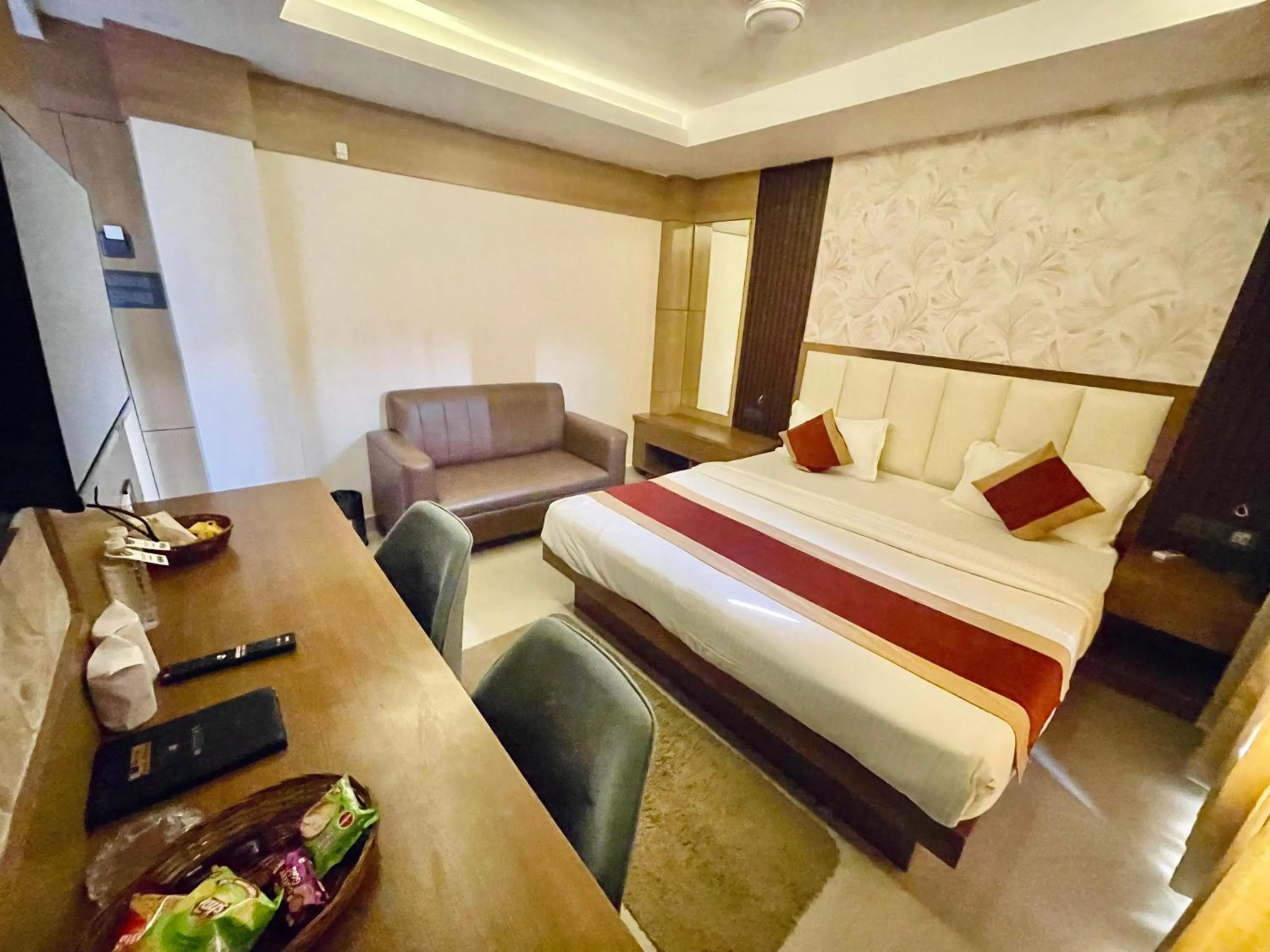 Bed in Hotel Royal Bengal