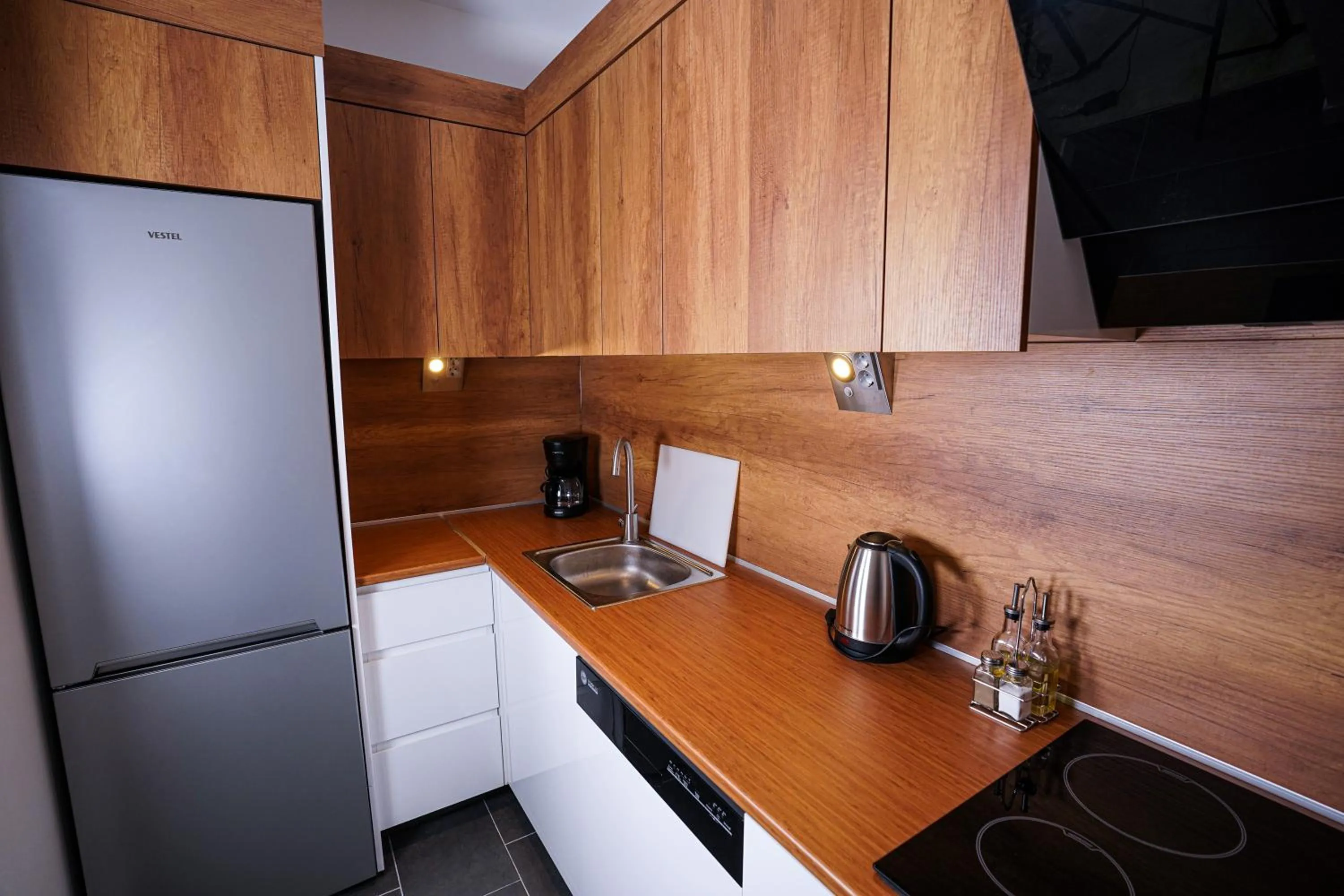 kitchen in Merkuri apartments