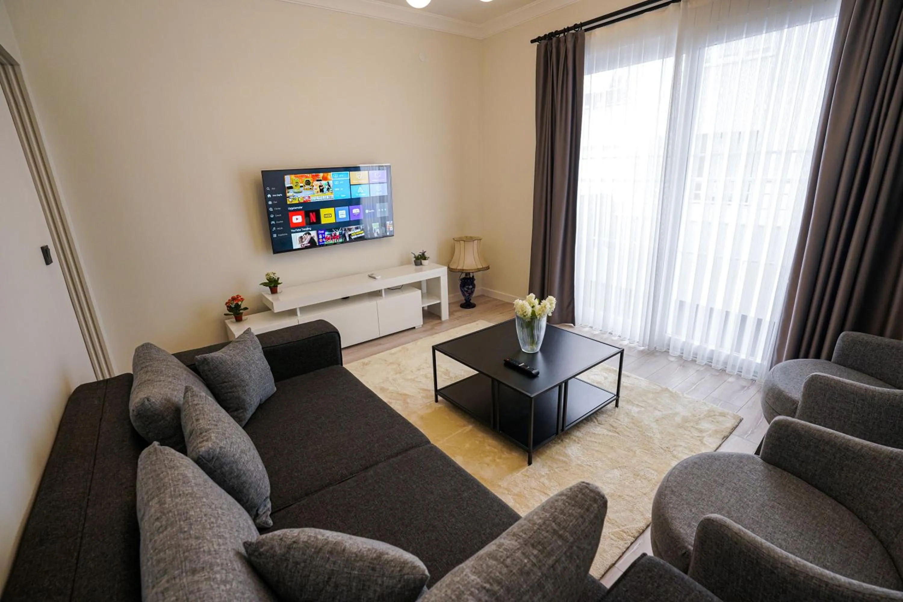 Living room in Merkuri apartments