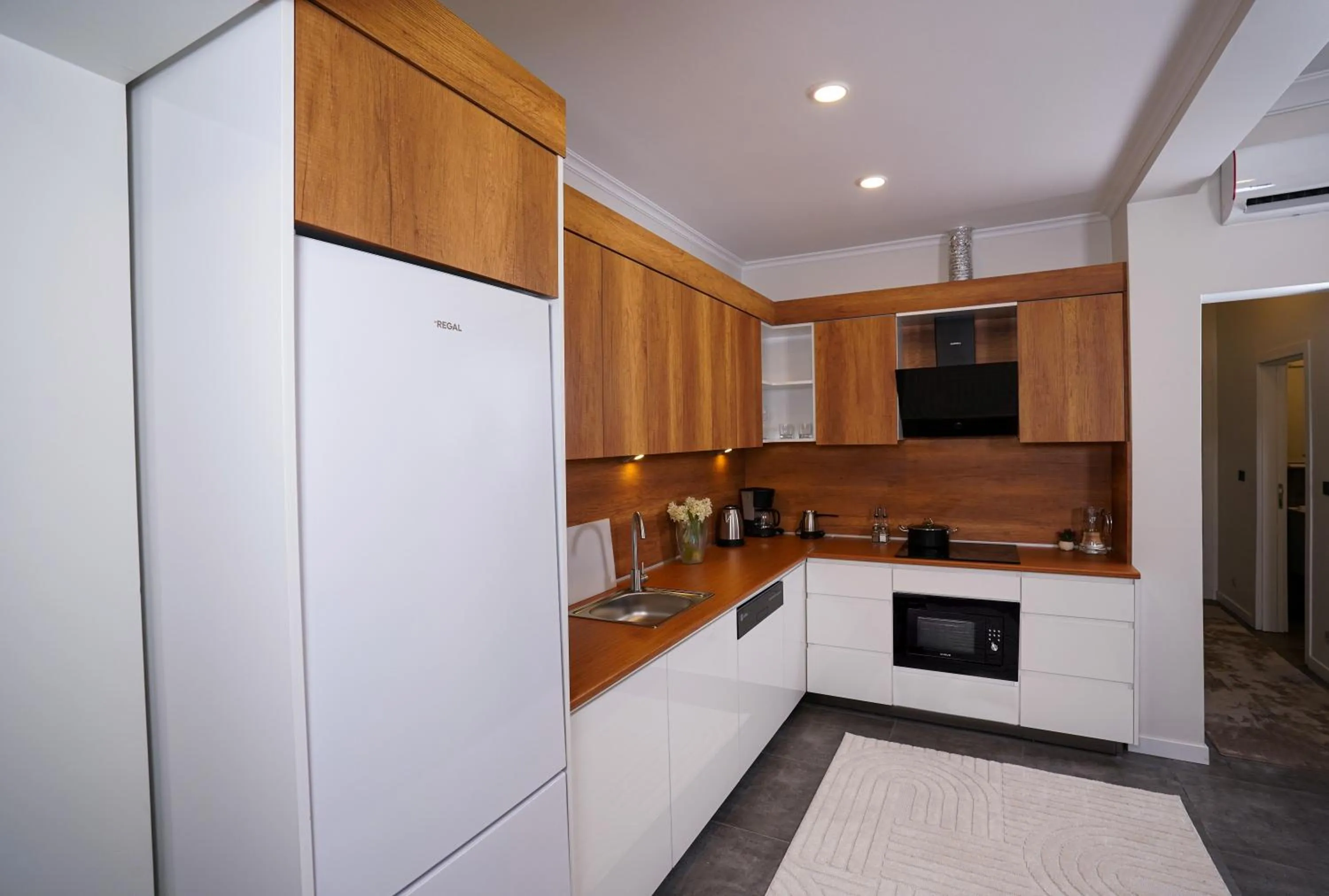 kitchen in Merkuri apartments