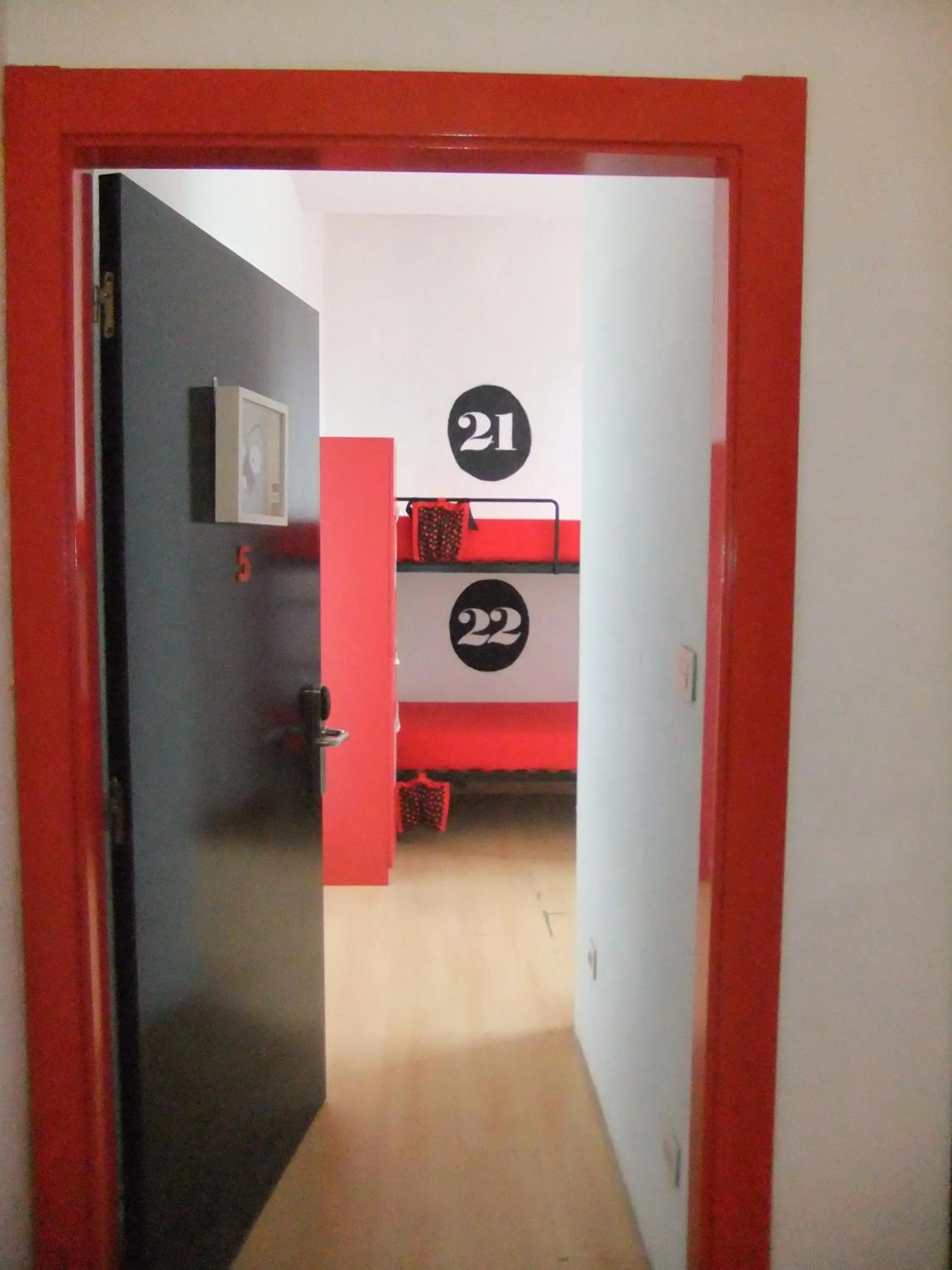 bunk bed in Bilbao Akelarre Hostel