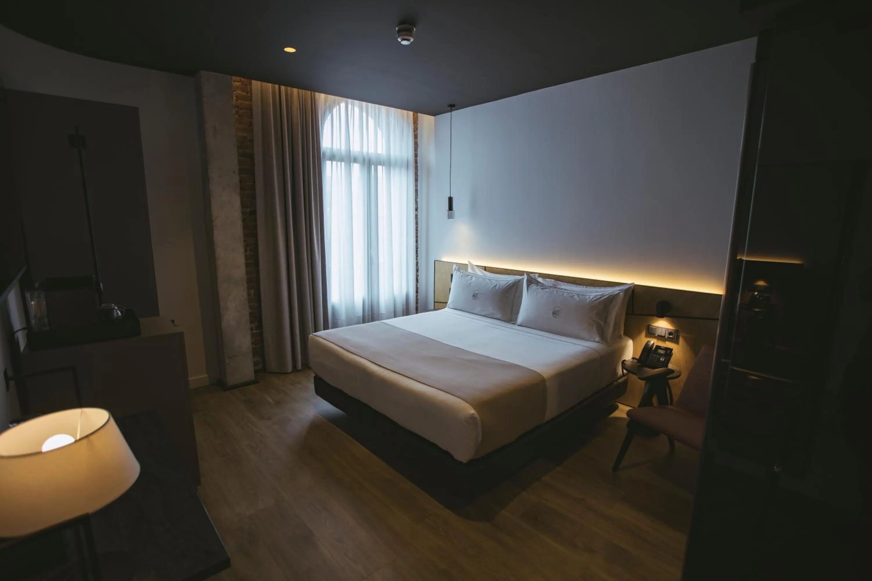 Bed in Hotel Luruna Palacio Larrinaga