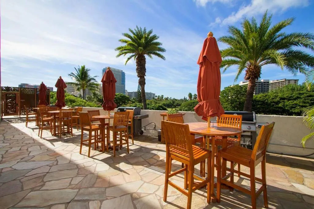 Hotel room on the strip in Kalakaua Ave views L903