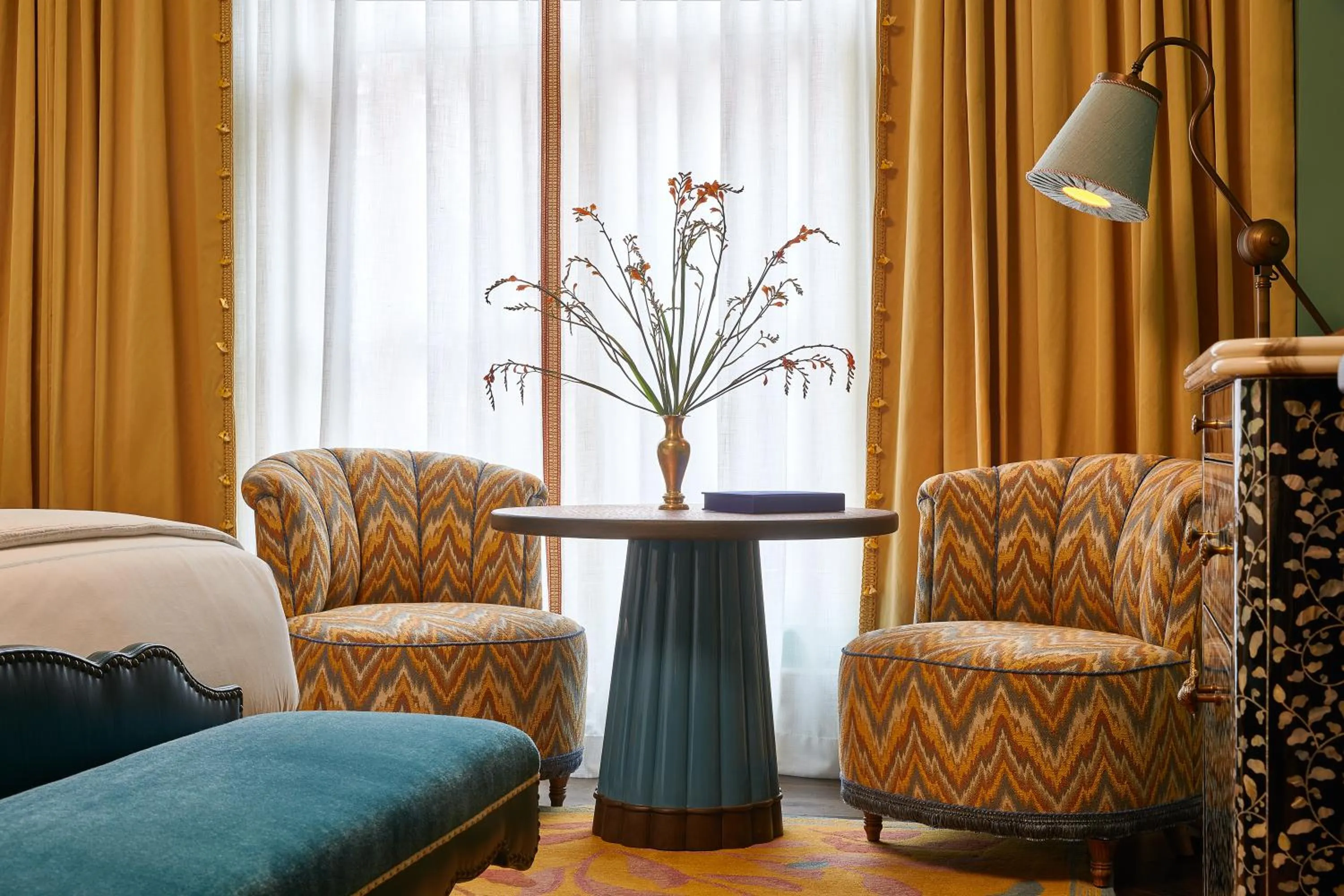 Seating area in The Fifth Avenue Hotel