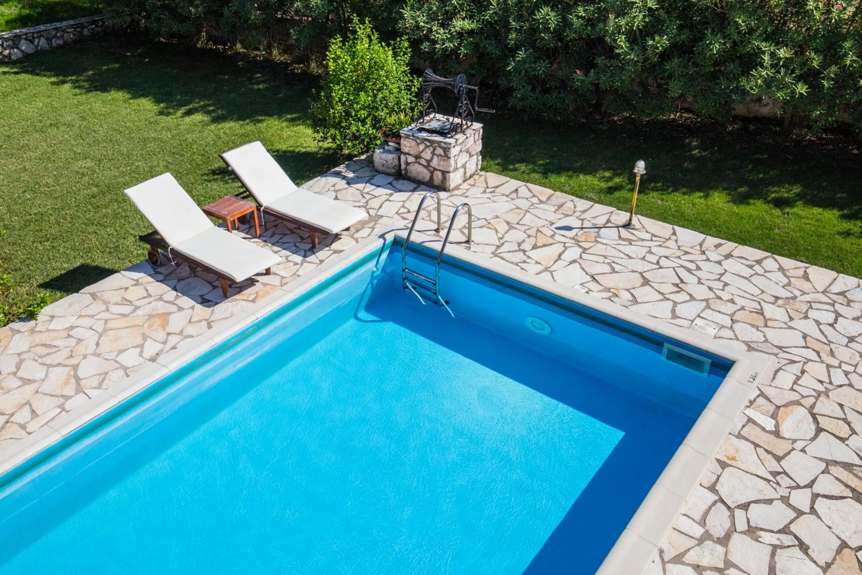 Pool view in Penelope Villas