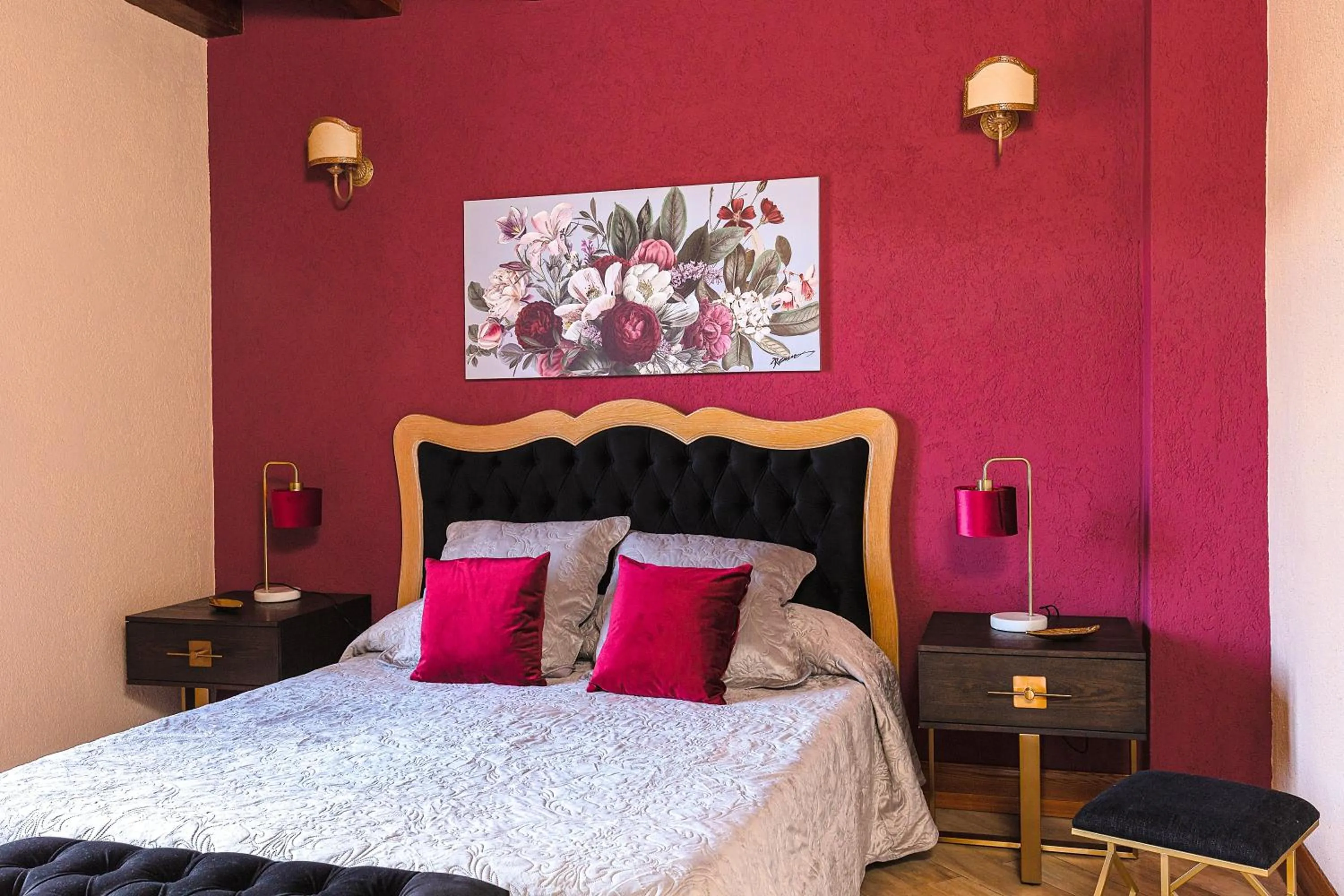 Bed in Relais Garden Cactus B&B