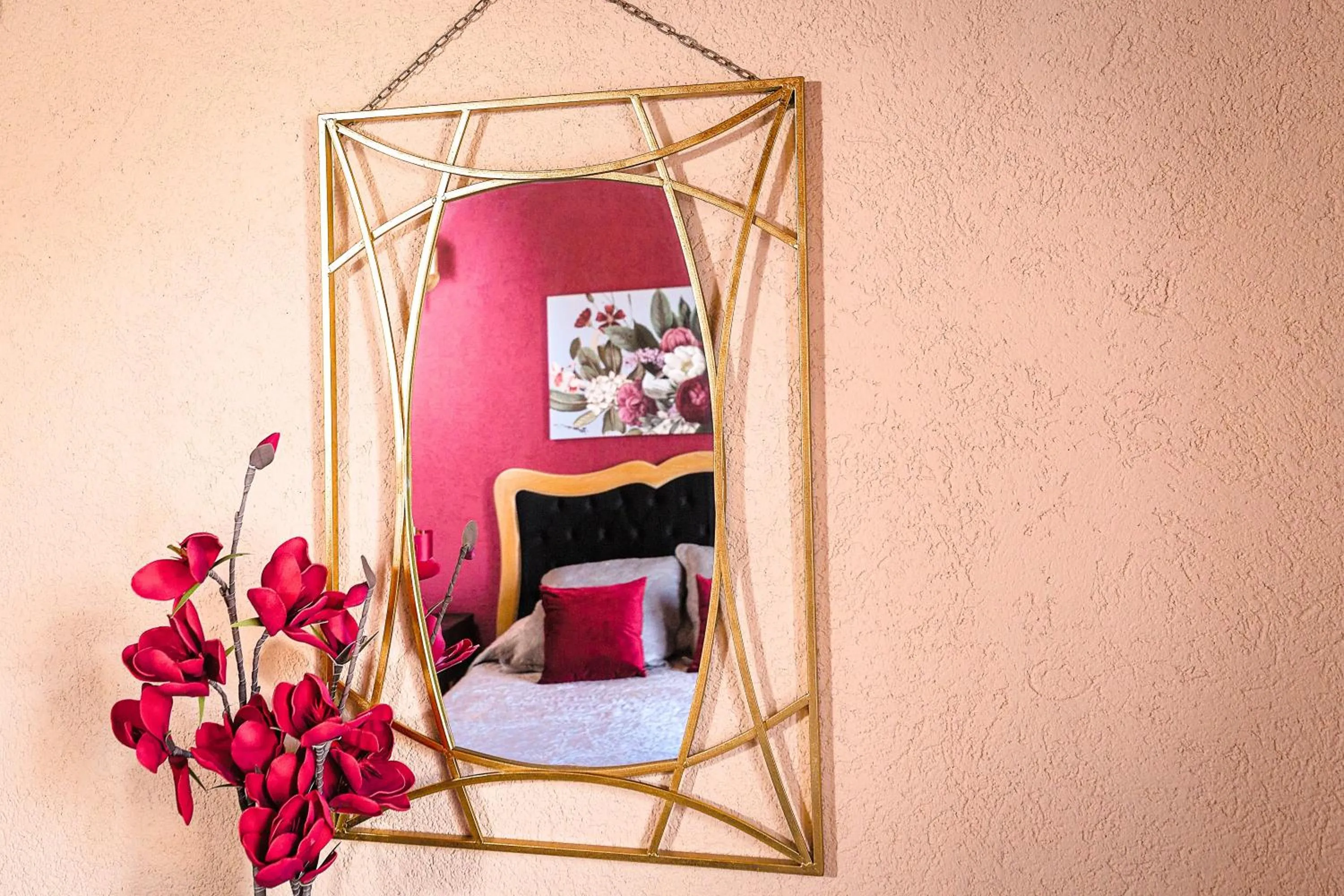 Bed in Relais Garden Cactus B&B