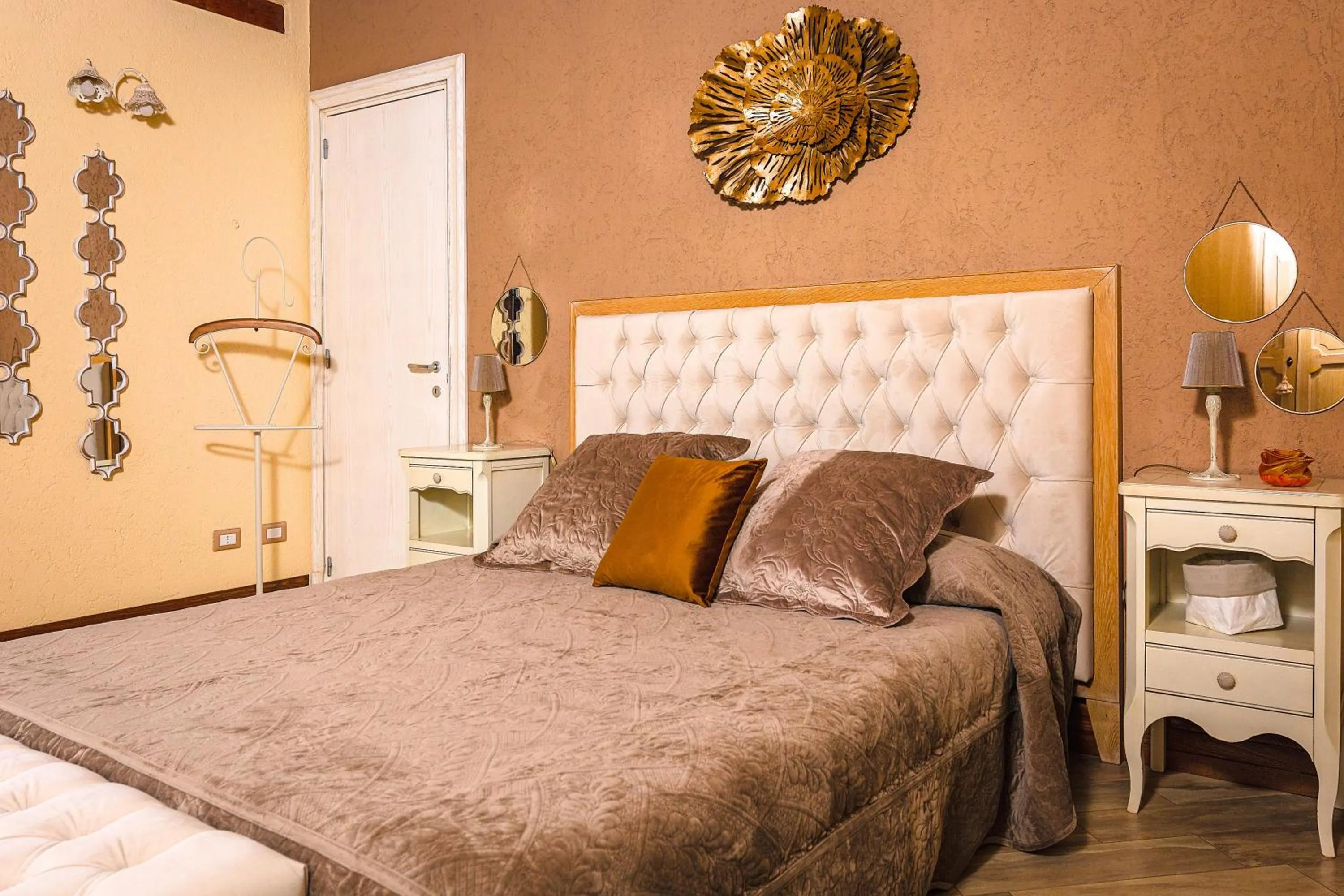 Bed in Relais Garden Cactus B&B