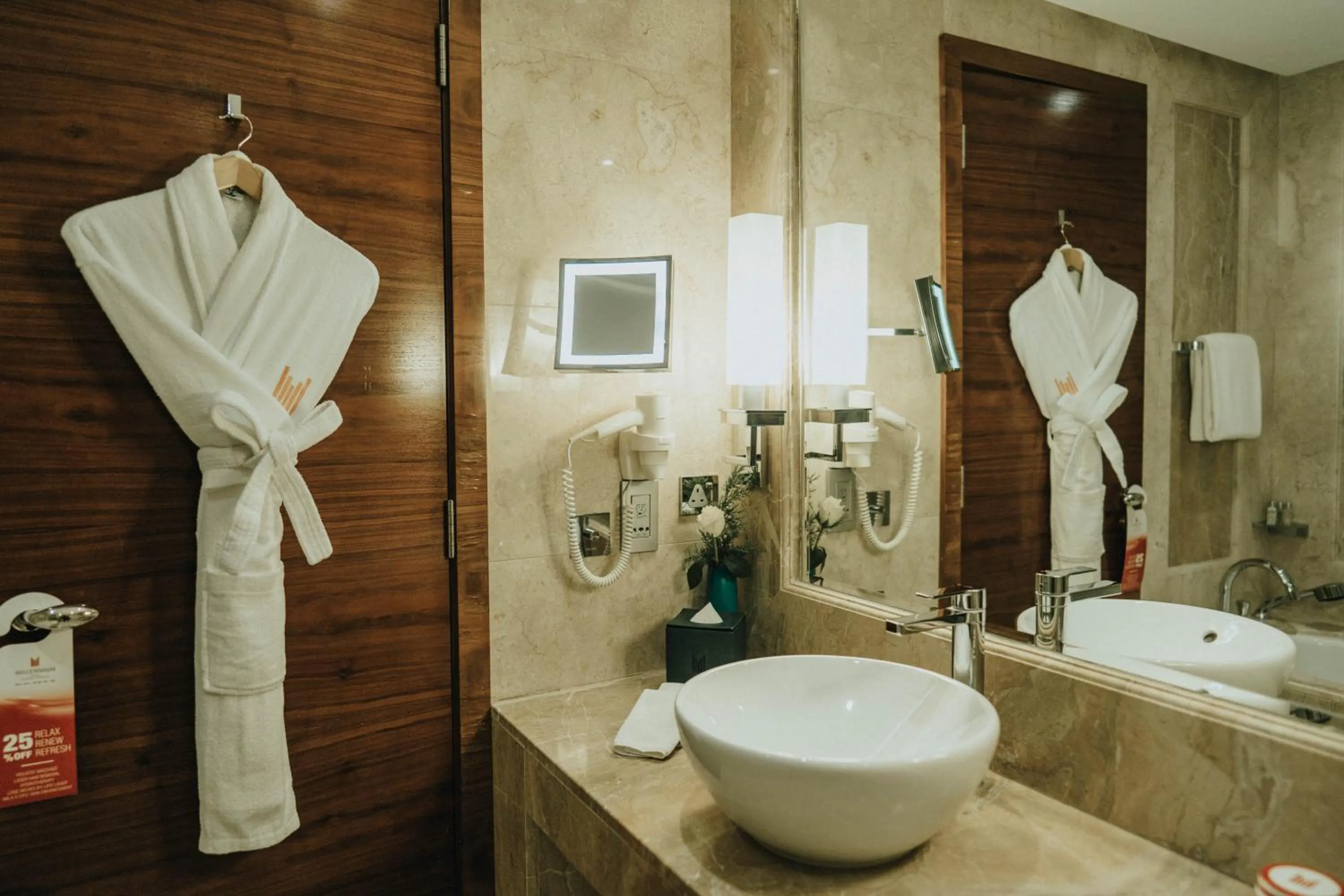 Bathroom in Grand Millennium Sulaimani