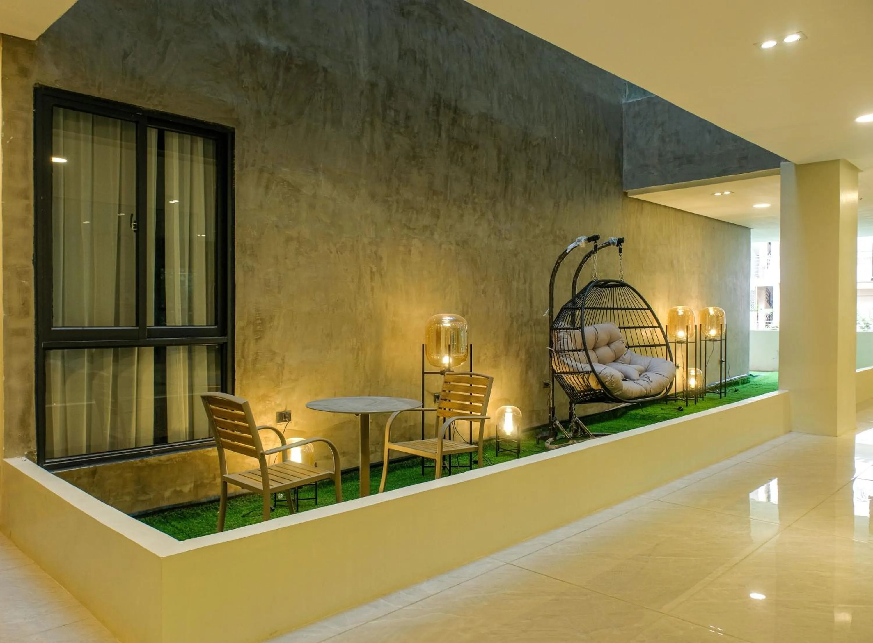 Seating area in Marianne Suites El Nido