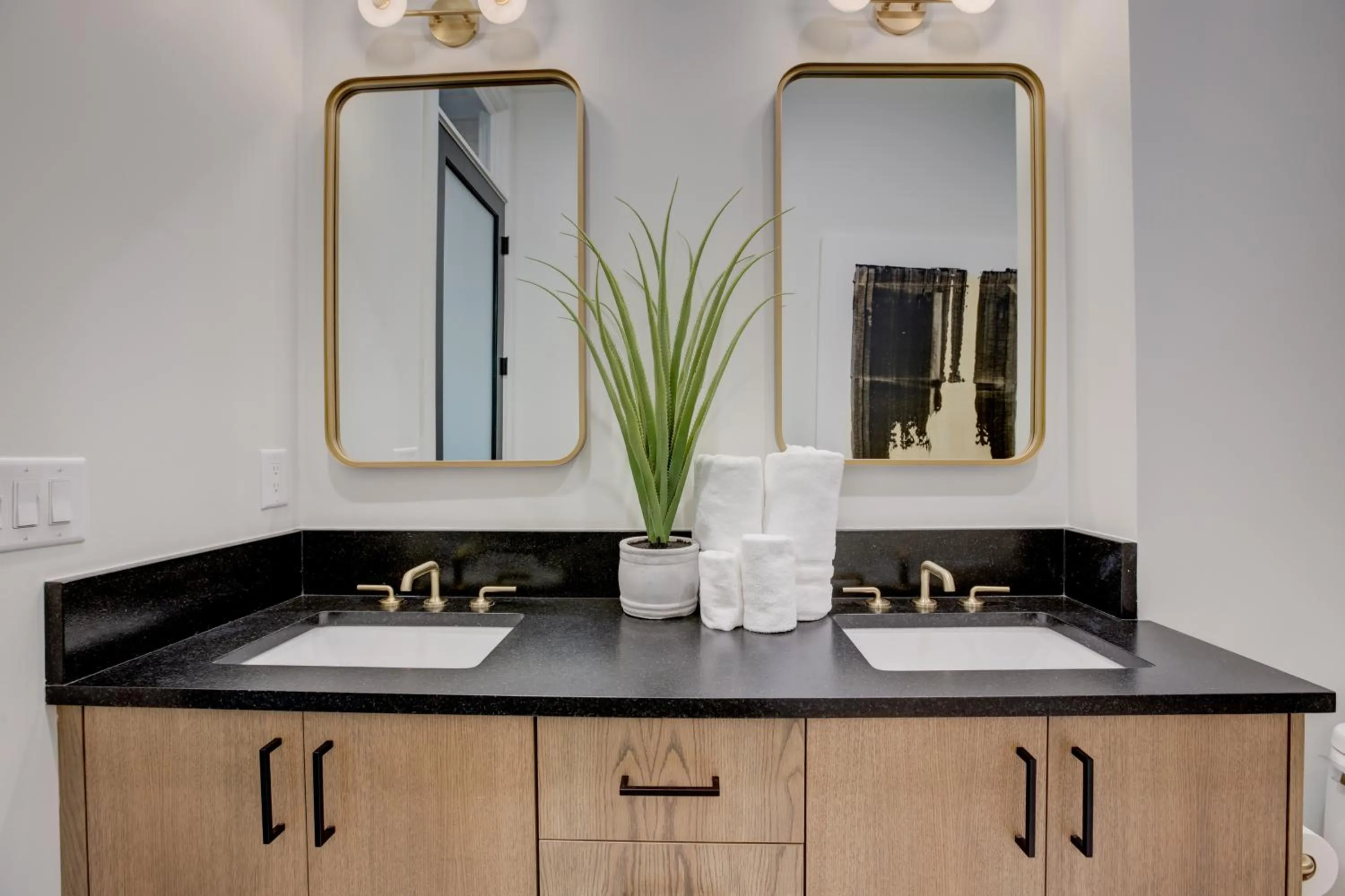 Bathroom in Loft condo by Mercedes Benz w balcony Apt 101