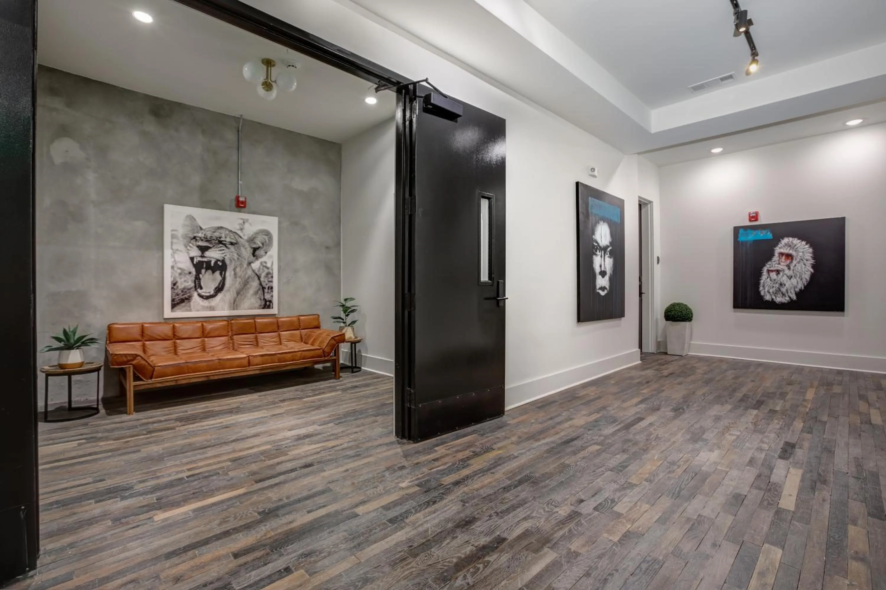 Seating area in Loft condo by Mercedes Benz w balcony Apt 101