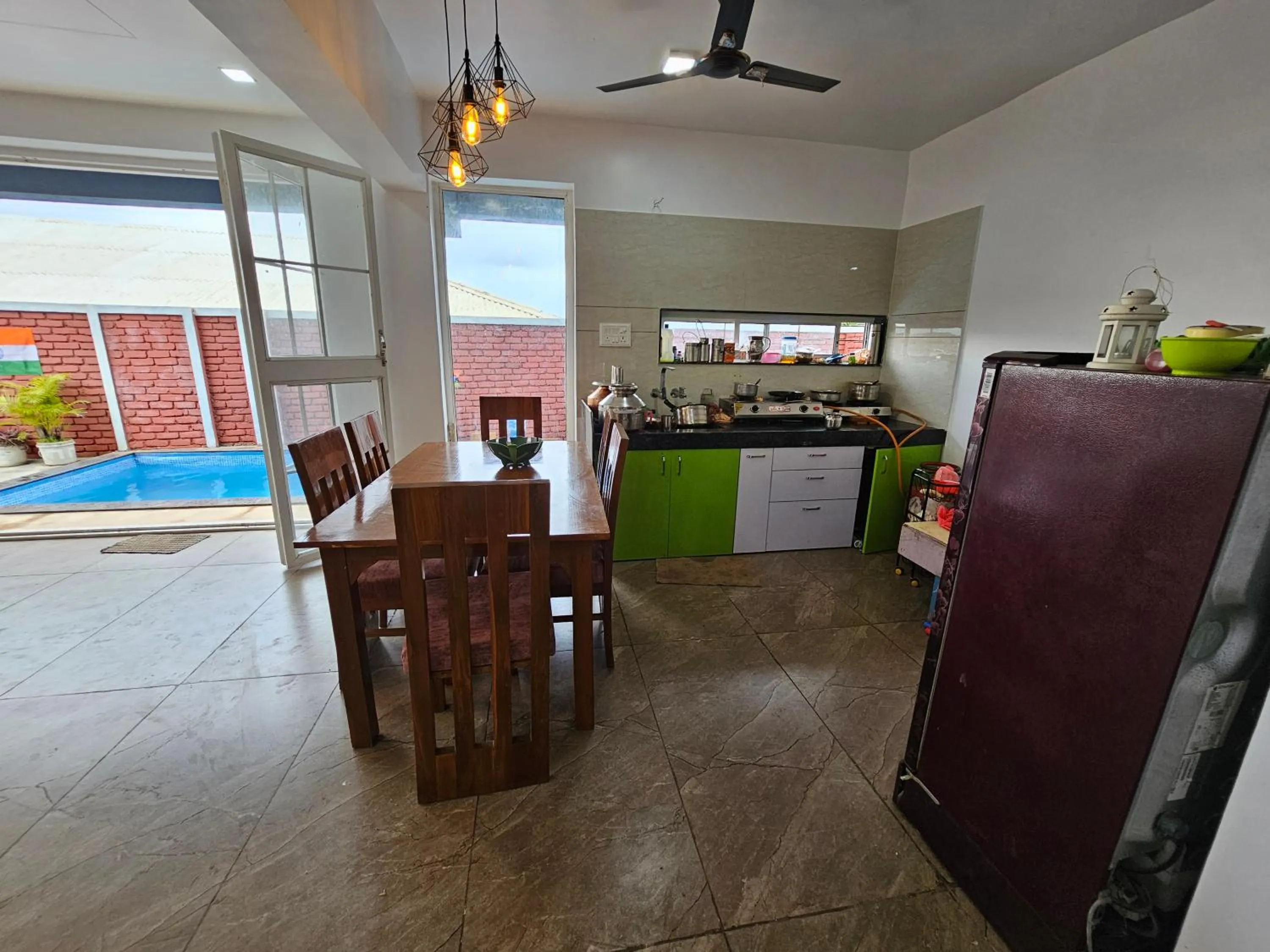 Kitchen or kitchenette in Anudra Villa