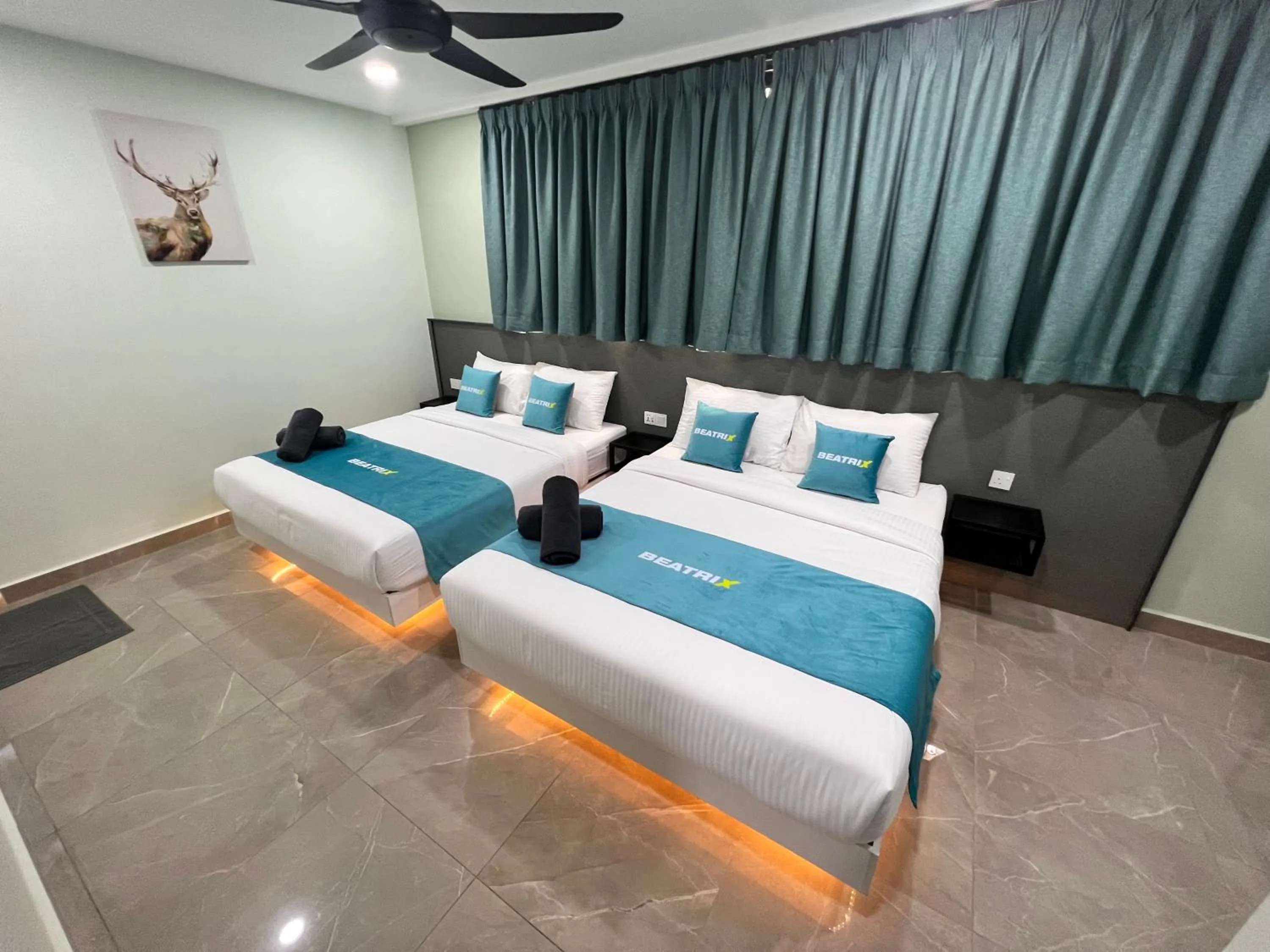 Bed in BEATRIX HOTEL