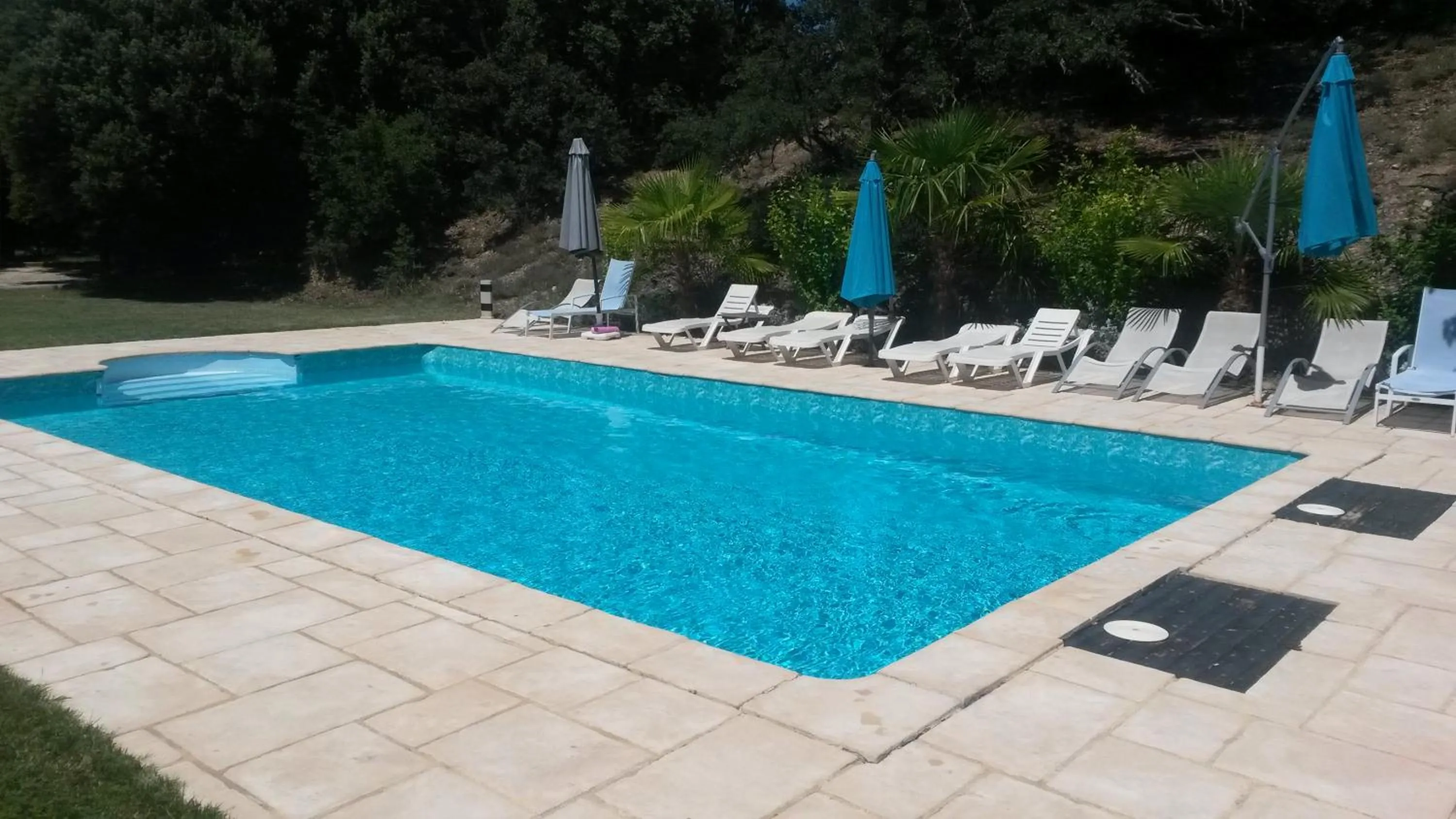 Swimming pool in Ferme de Palumiane - Chambres climatisées