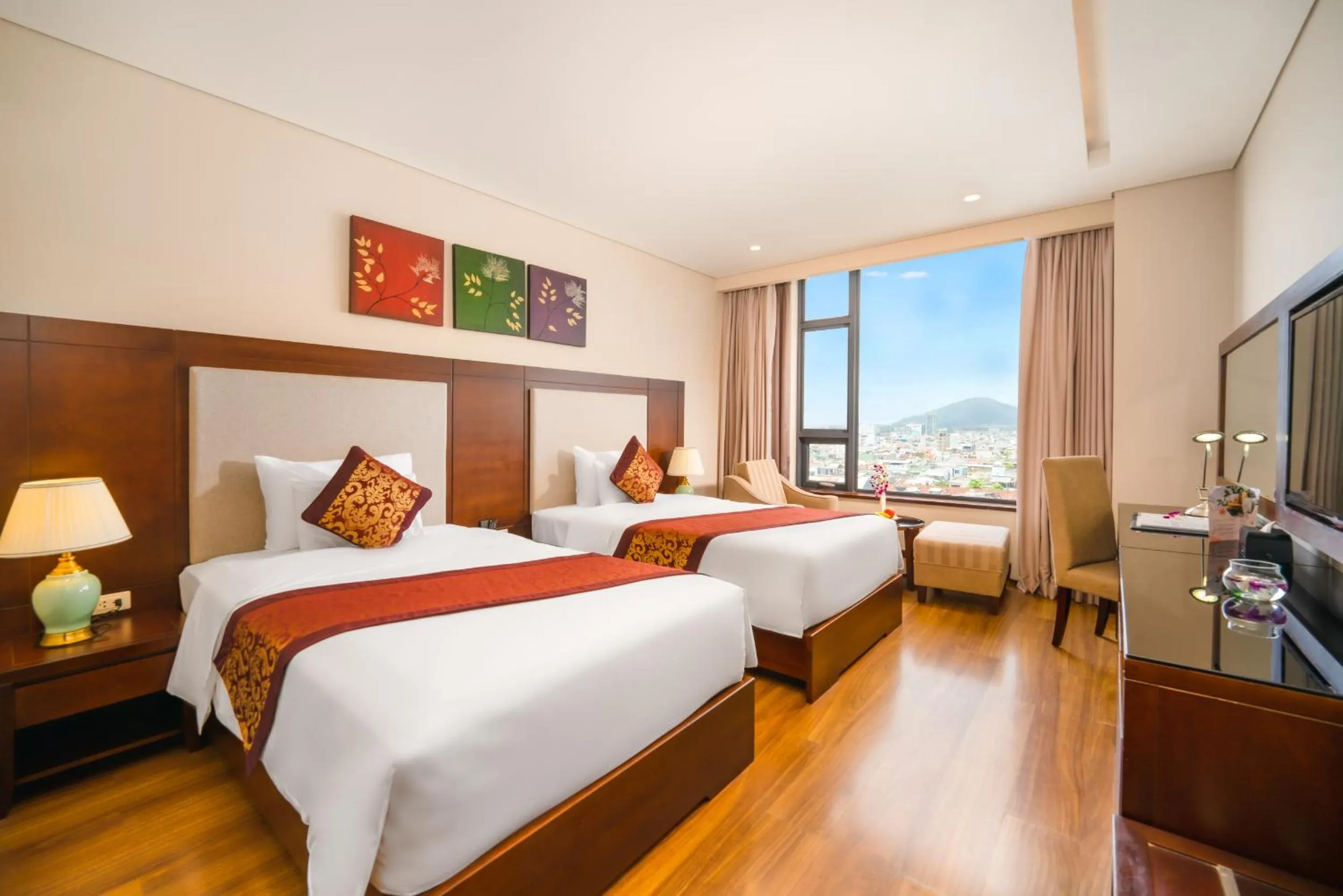 Bedroom, Bed in Minh Toan Galaxy Hotel