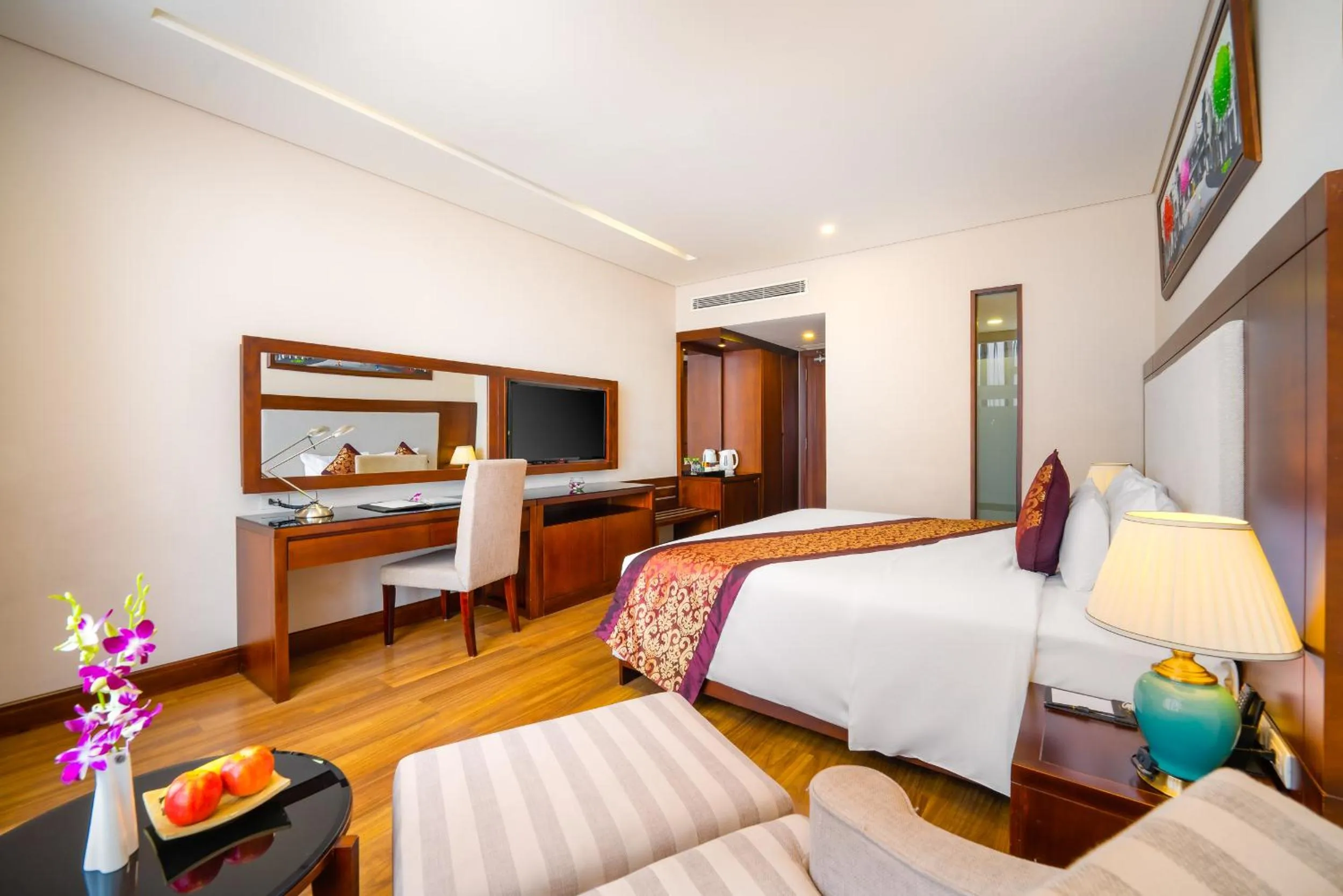 Bedroom, Bed in Minh Toan Galaxy Hotel