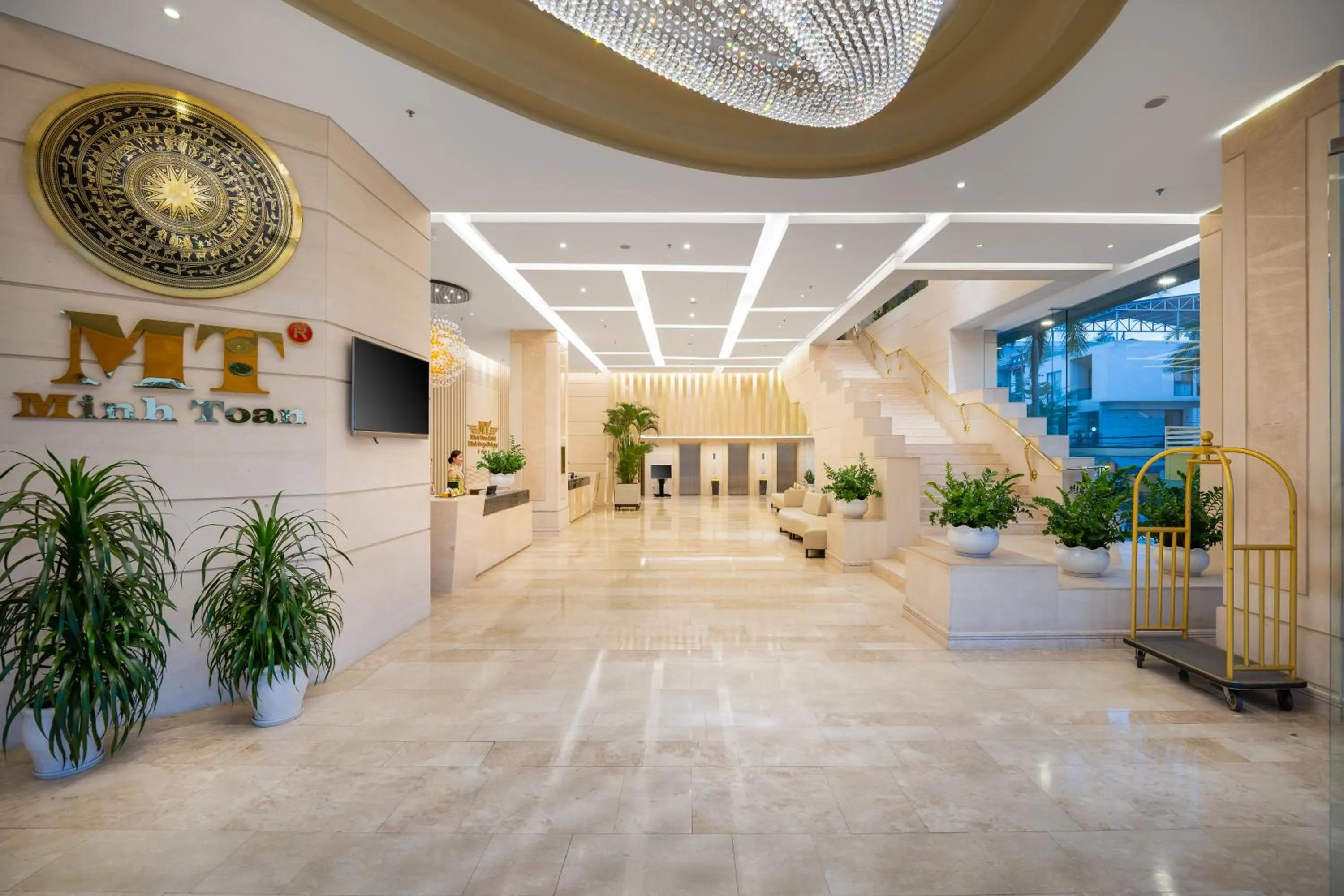 Lobby or reception in Minh Toan Galaxy Hotel