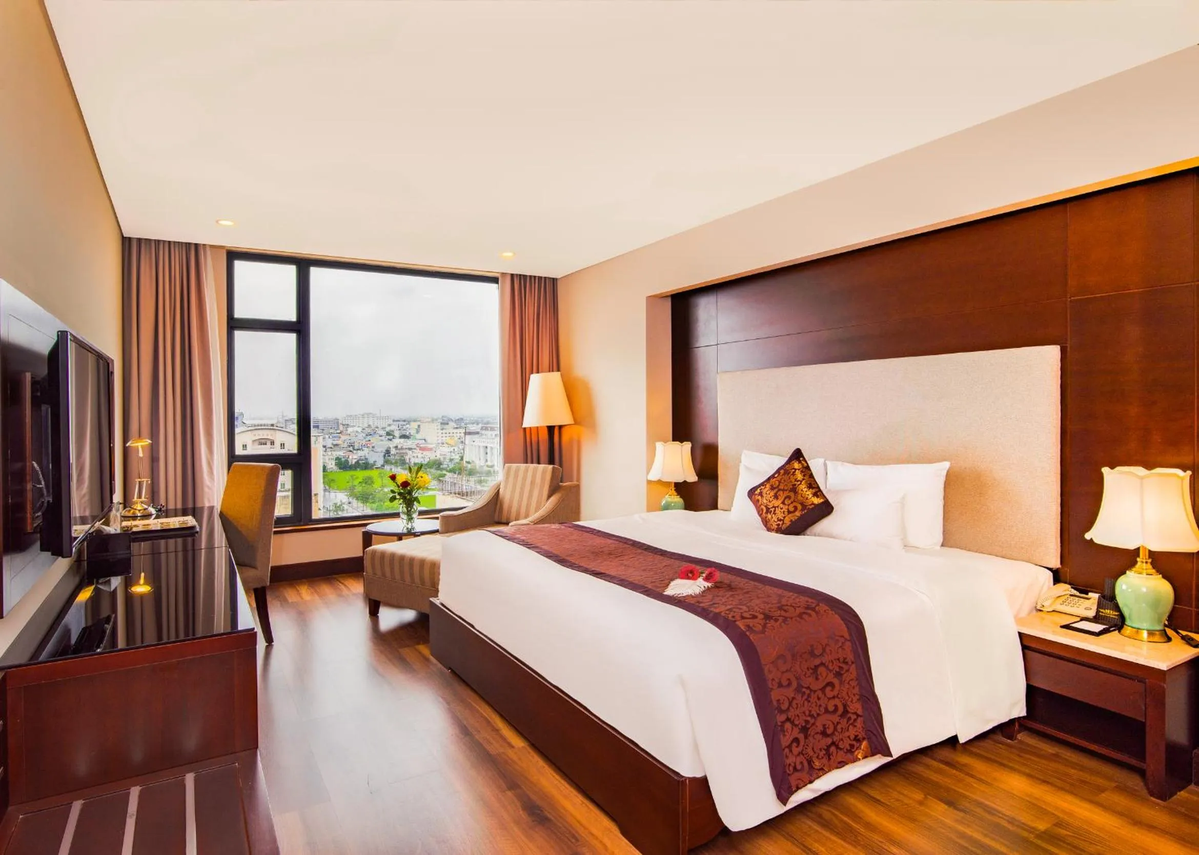 Bedroom, Bed in Minh Toan Galaxy Hotel