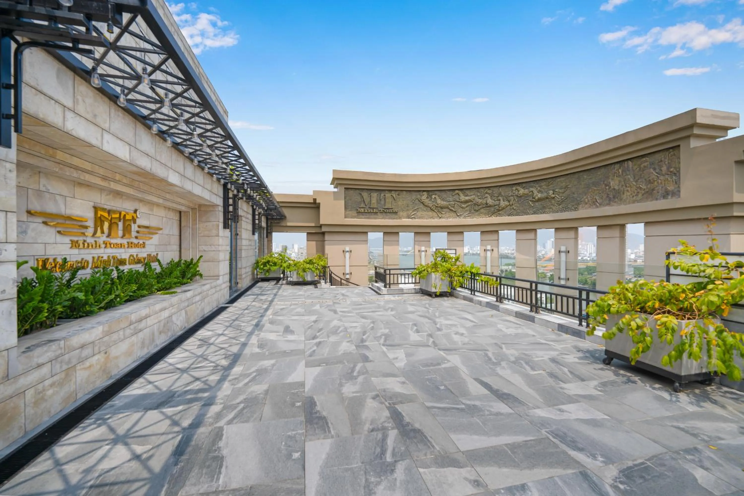 Natural landscape in Minh Toan Galaxy Hotel