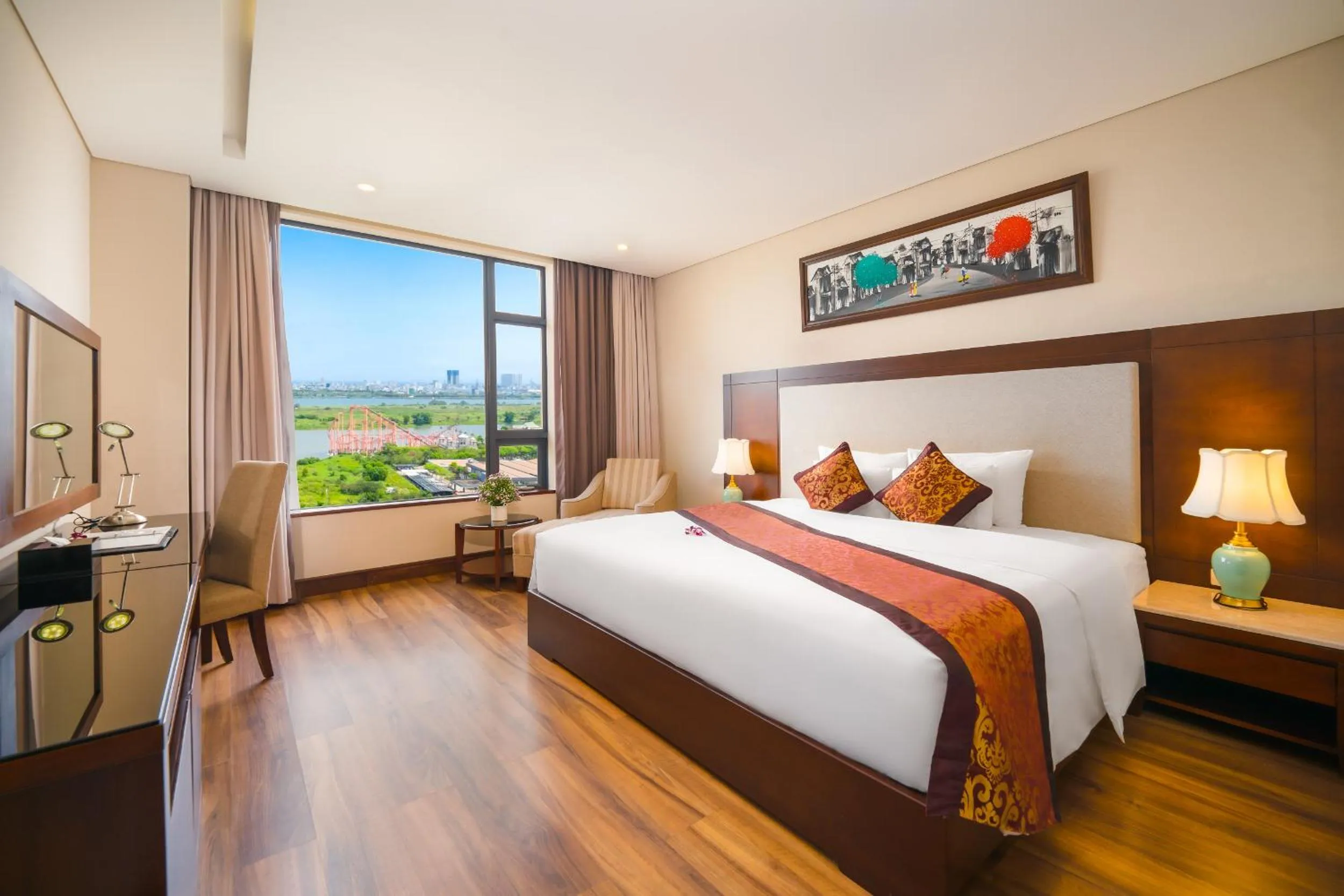 Bedroom, Bed in Minh Toan Galaxy Hotel