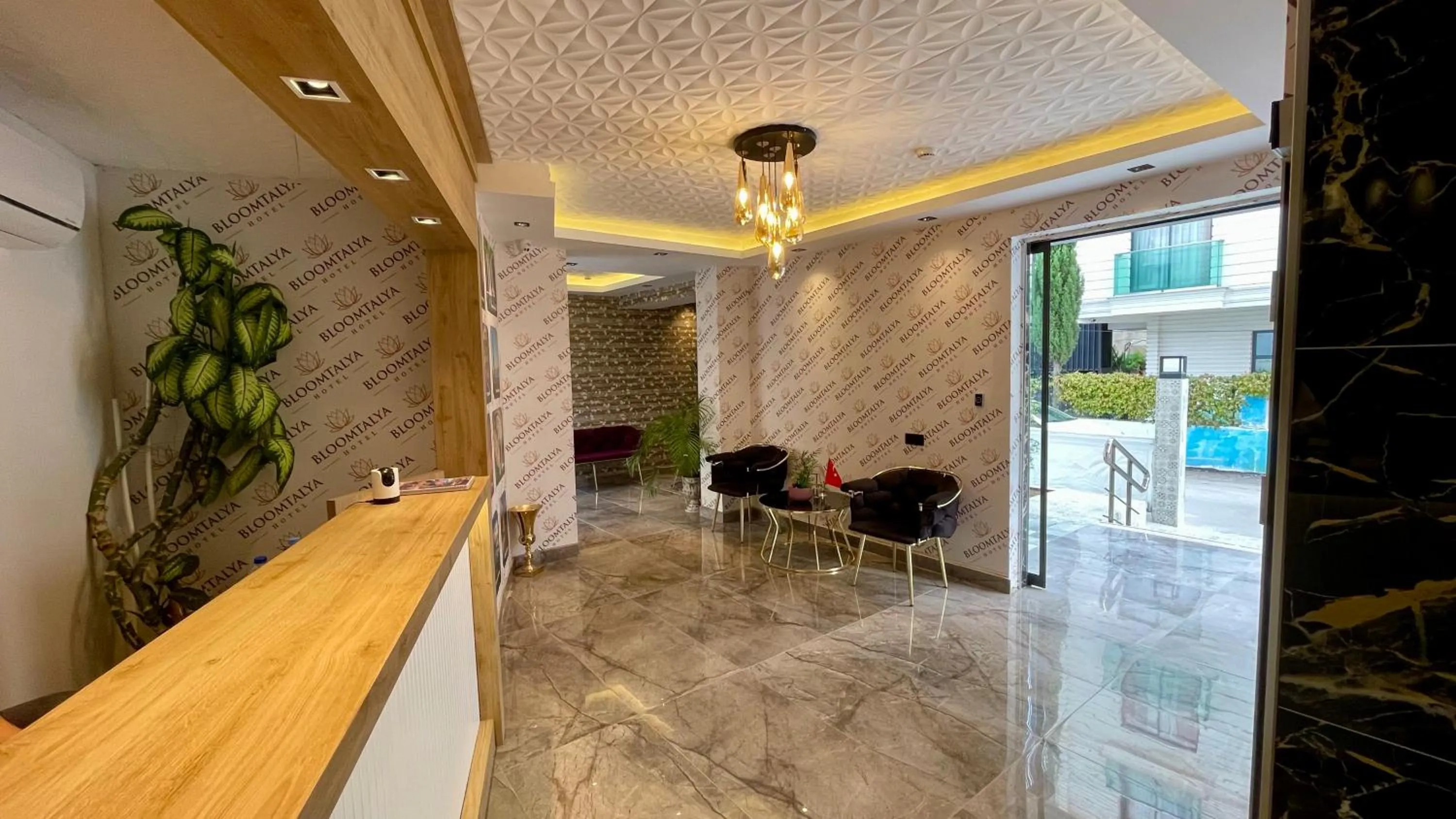 Lobby or reception in Bloomtalya Hotel