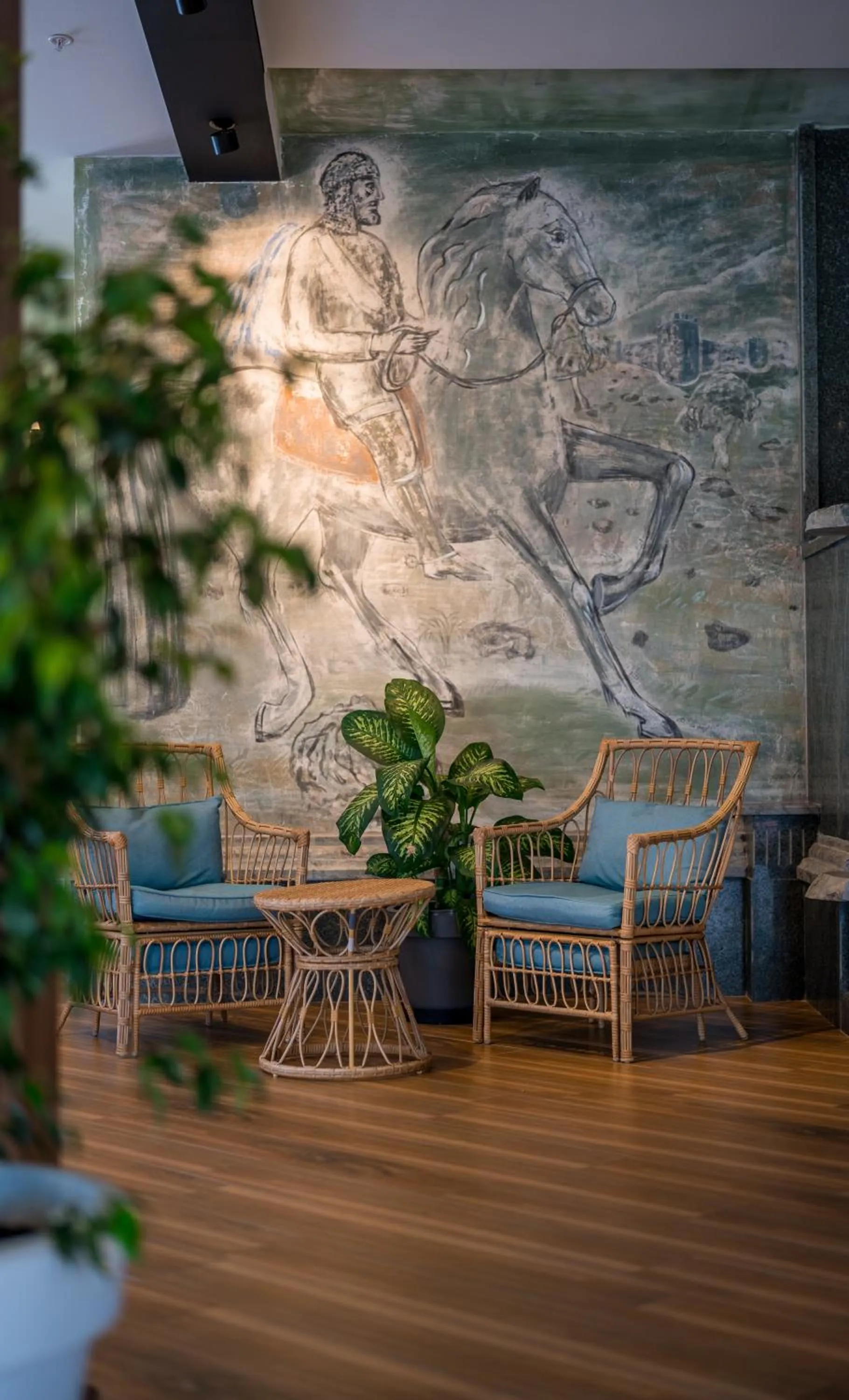 Seating area in Burki Castle & Cellar