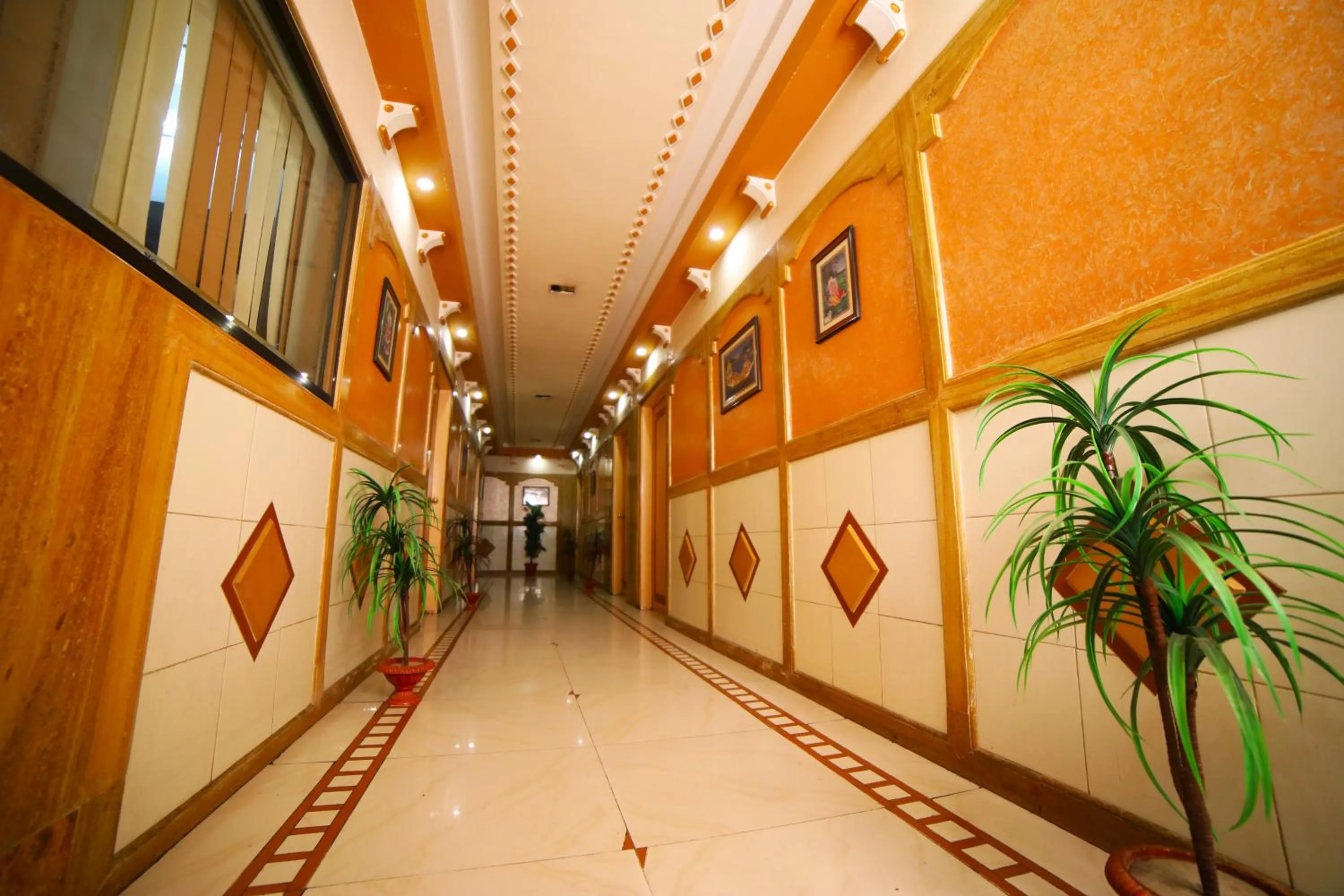 Lobby or reception in Hotel Vrundavan Residency
