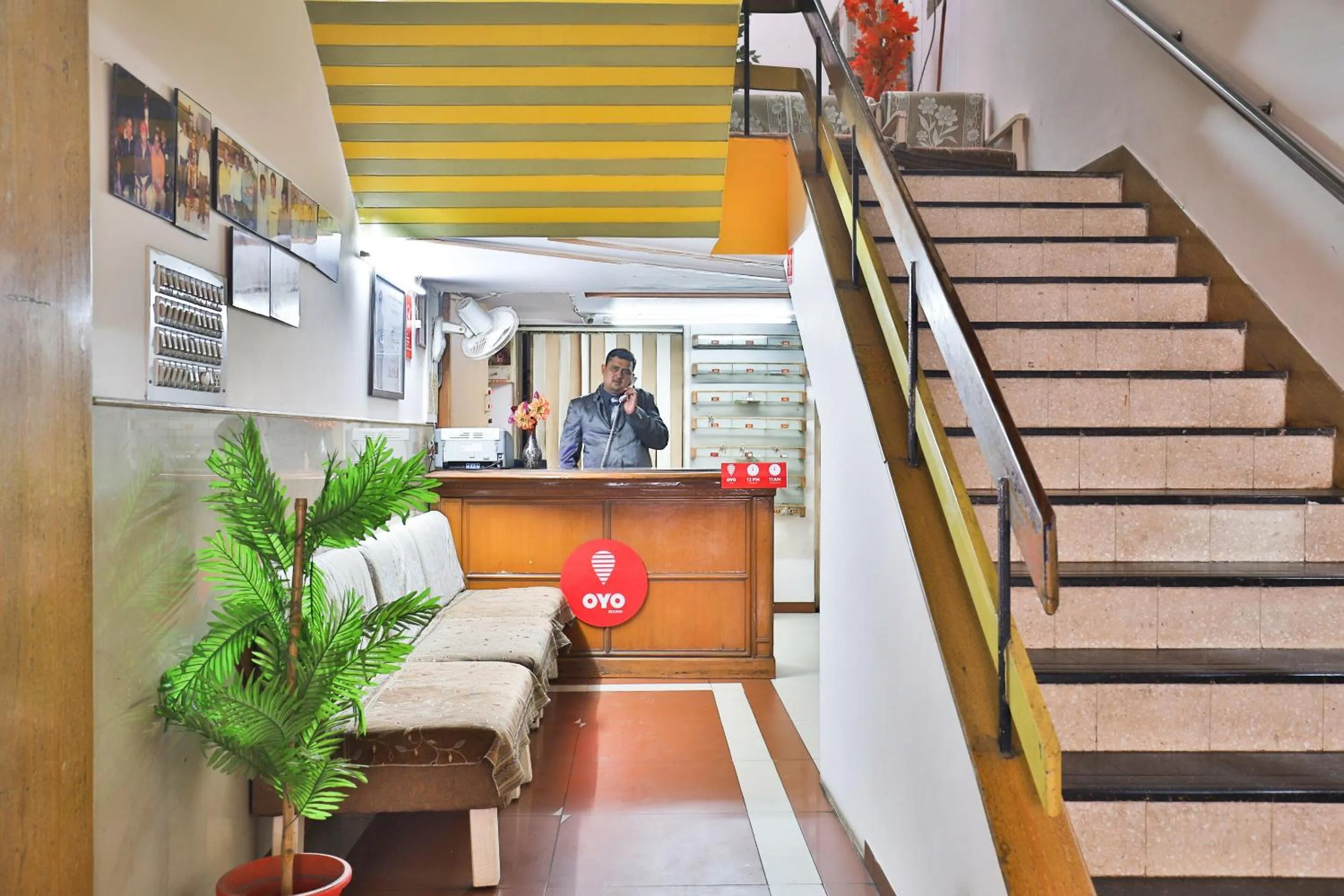 Lobby or reception in Collection O Dandiya Bazar Formerly Vrundavan Residency