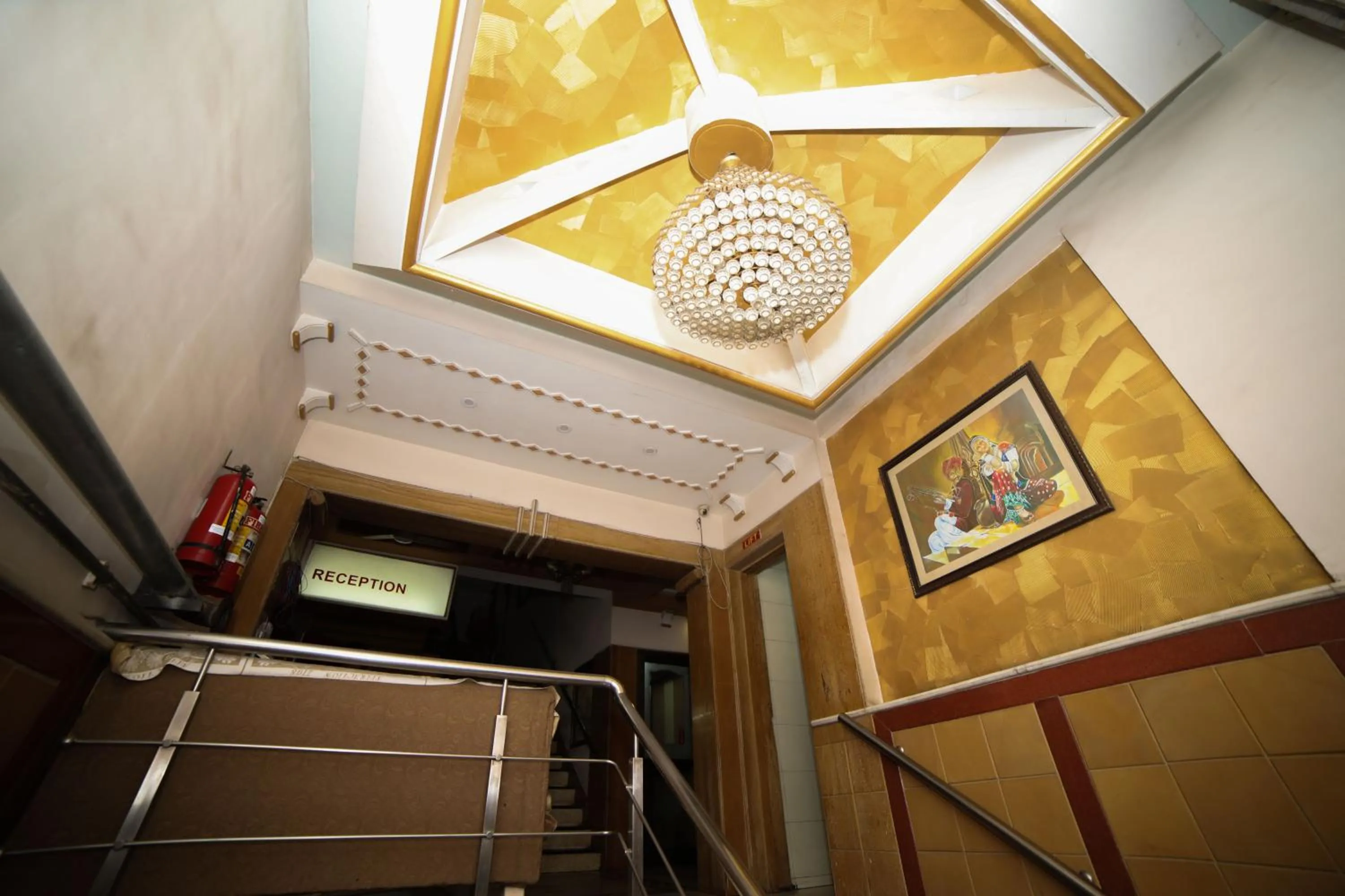 Lobby or reception in Hotel Vrundavan Residency