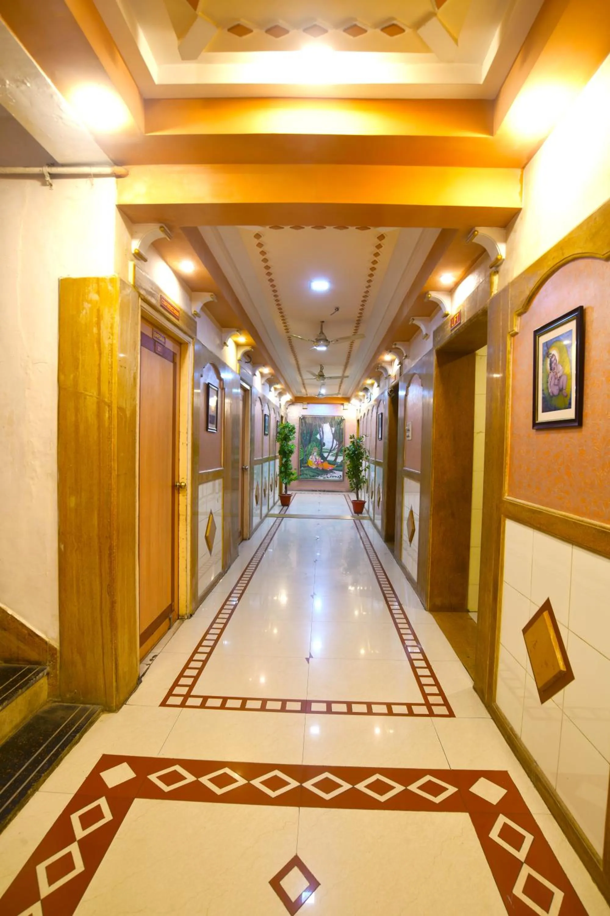Lobby or reception in Hotel Vrundavan Residency