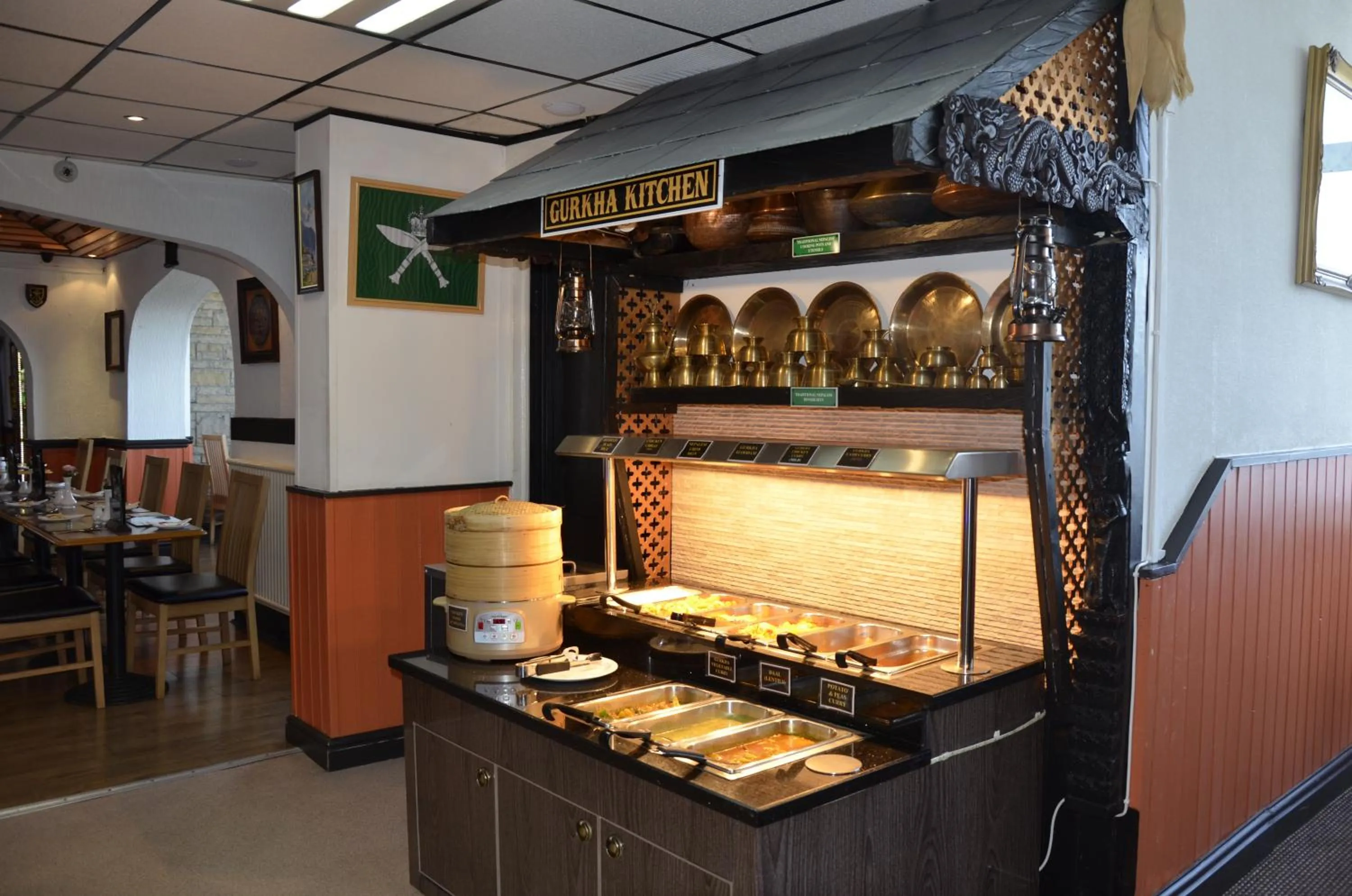 Restaurant/places to eat in The Gurkha Hotel