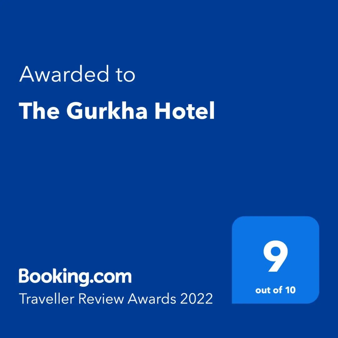 Certificate/Award in The Gurkha Hotel