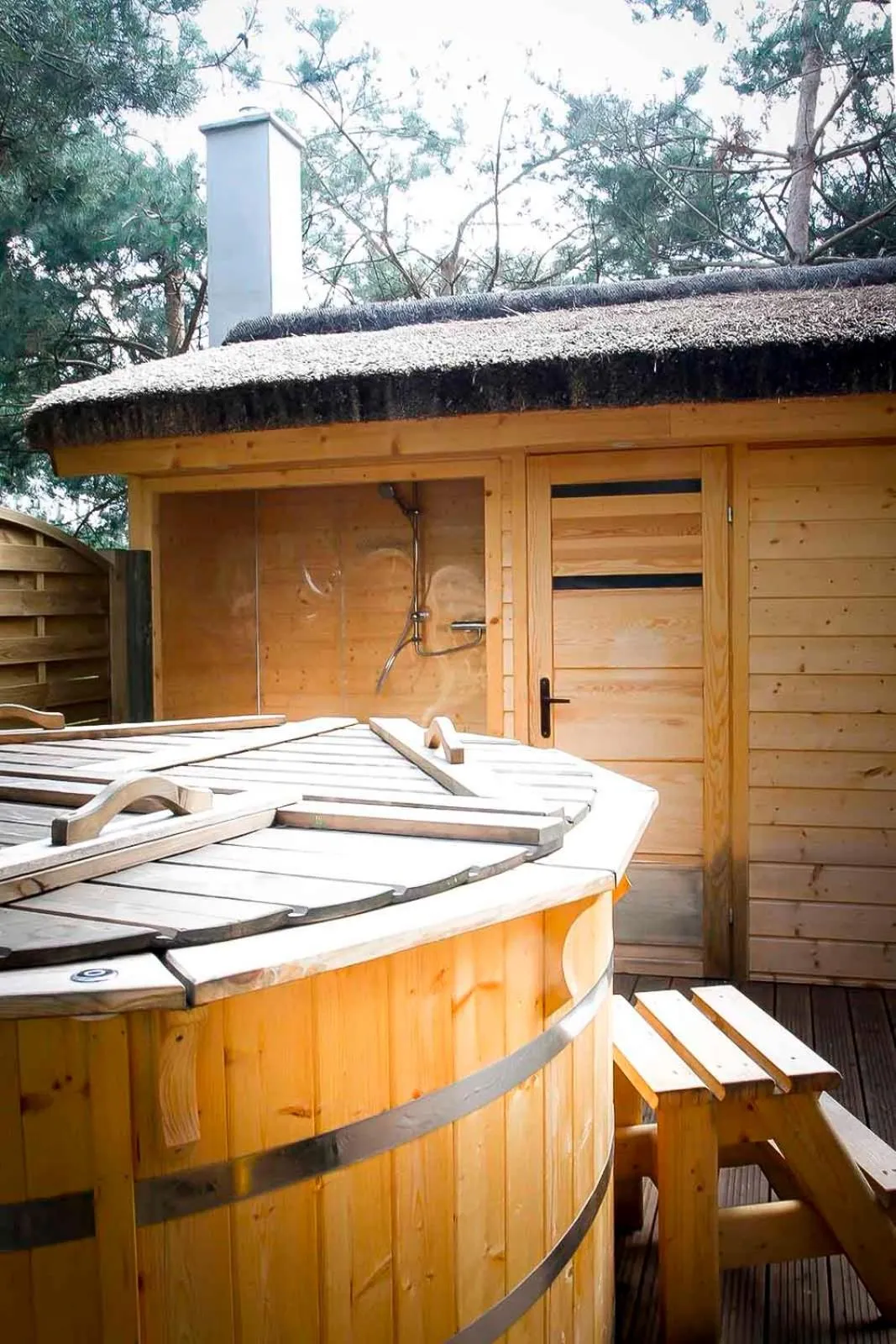 Open Air Bath in Dworek Rajska Góra