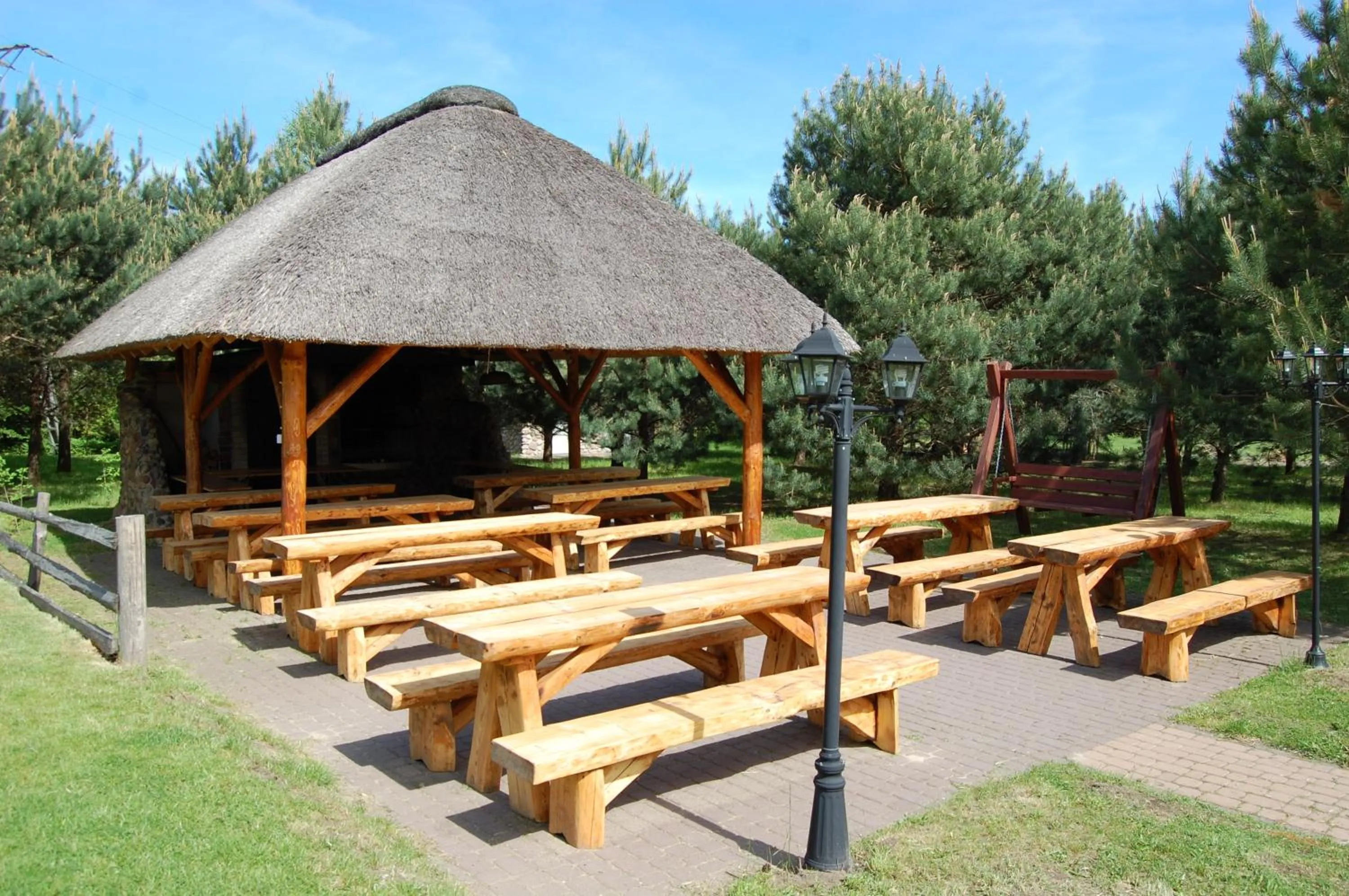 Area and facilities in Dworek Rajska Góra