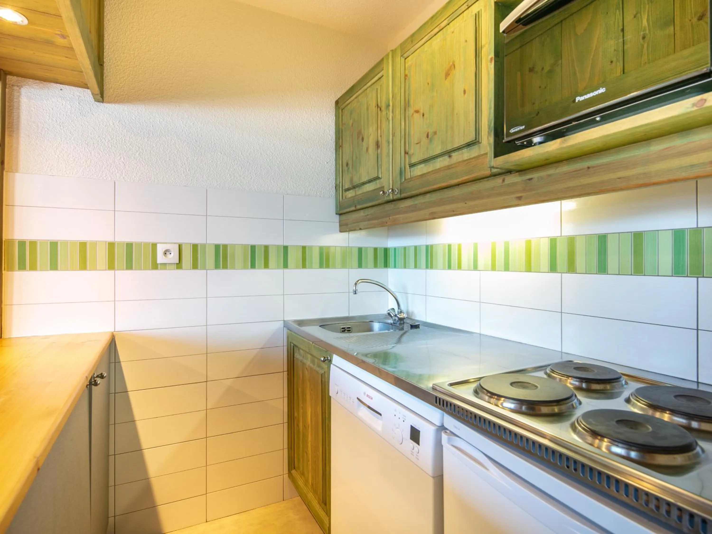 Kitchen or kitchenette in Vacancéole - Résidence Le Sappey - Doucy