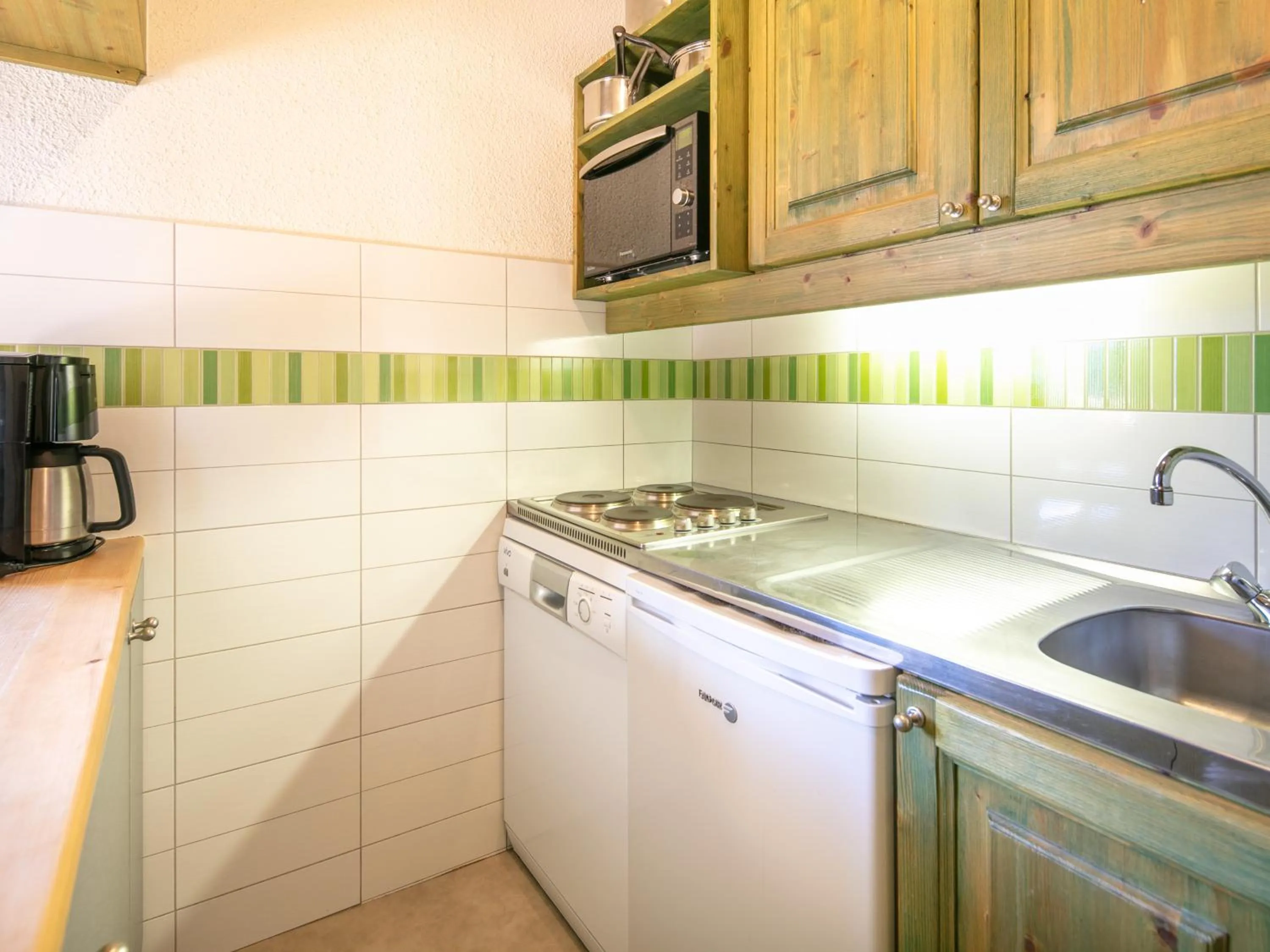 Kitchen or kitchenette in Vacancéole - Résidence Le Sappey - Doucy