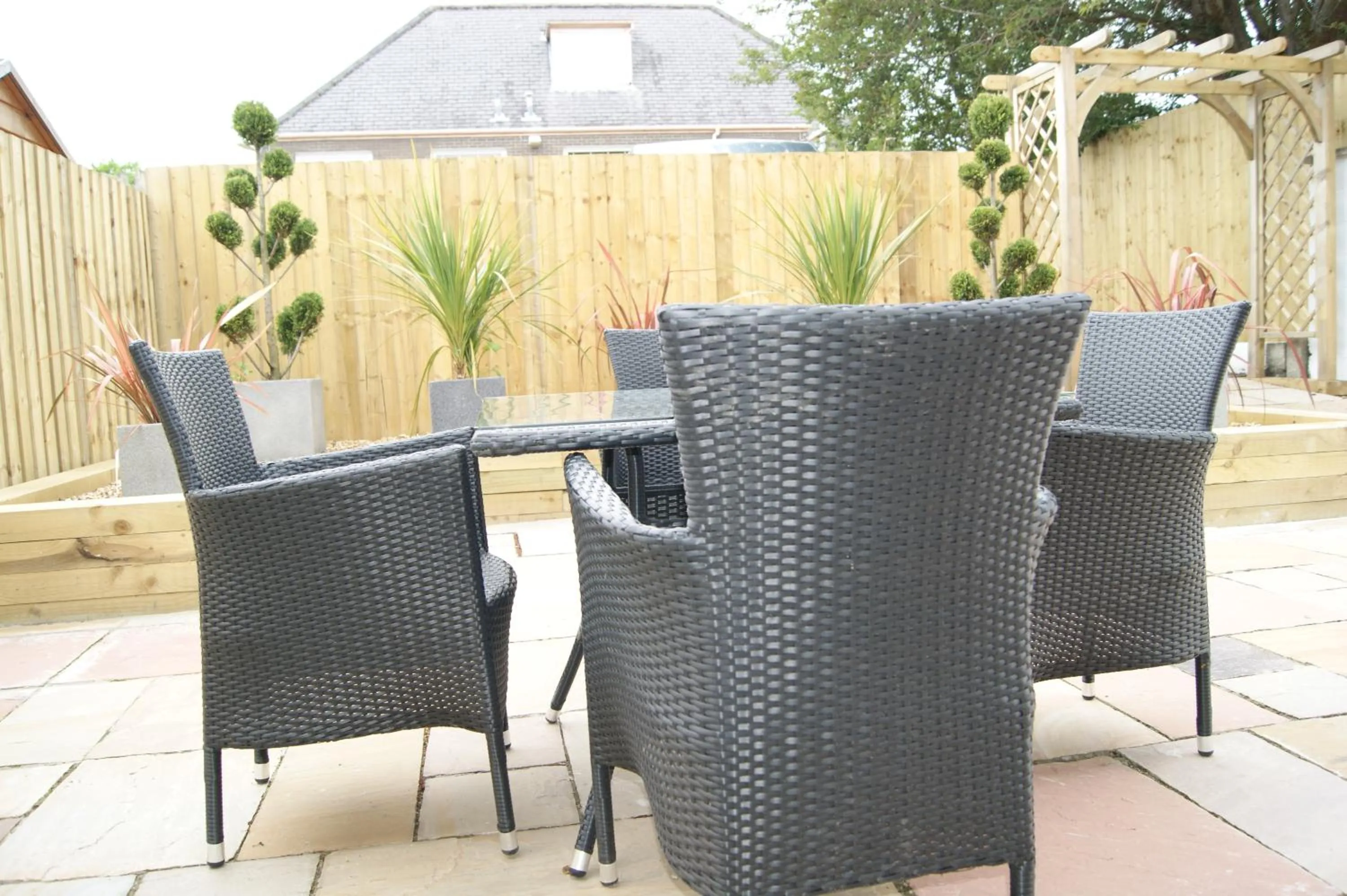 Patio in The Glenmoriston Townhouse Hotel