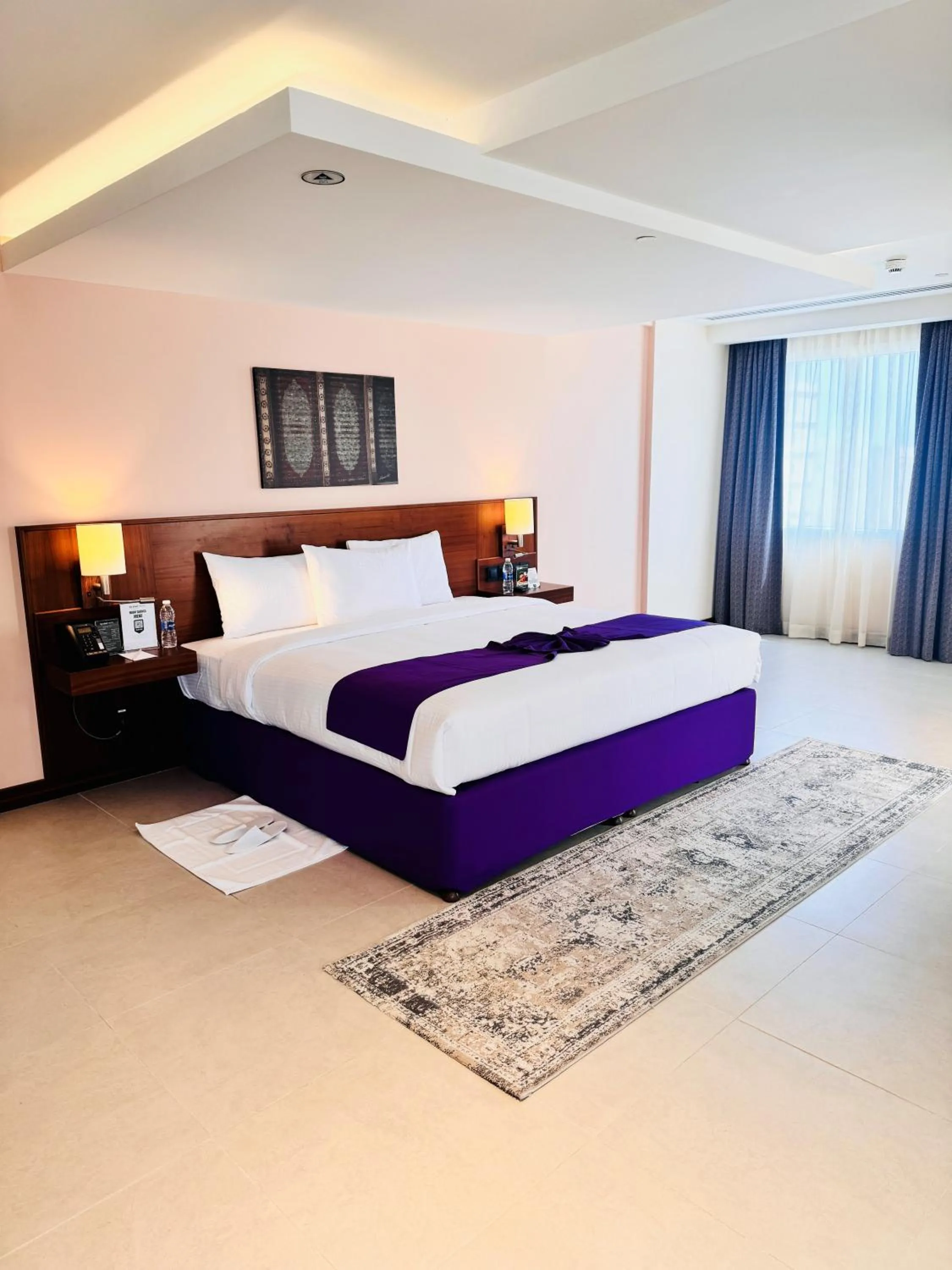 Bed in Kyriad Hotel Salalah