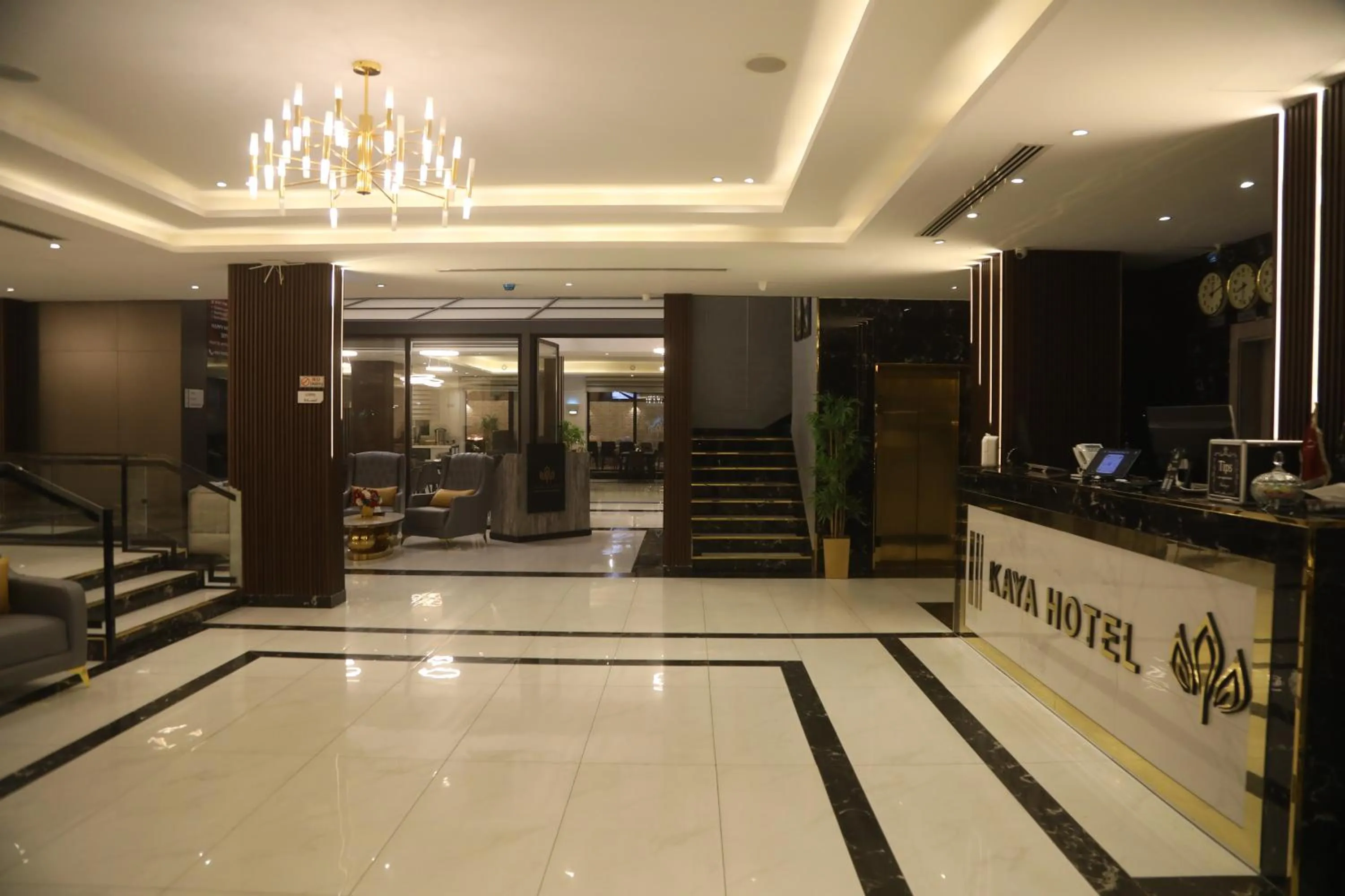 Lobby or reception in Kaya Hotel Amman