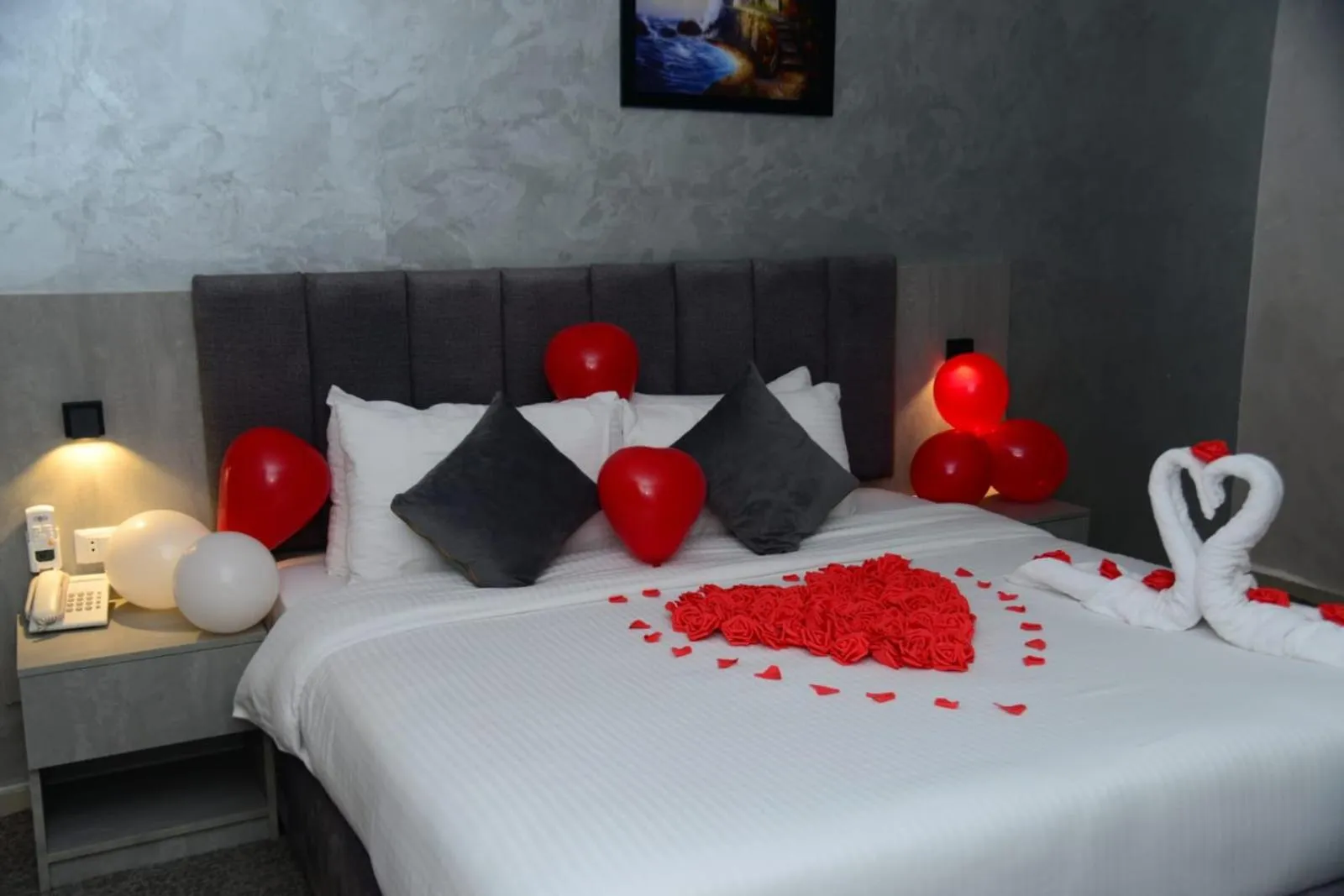 Decorative detail, Bed in Kaya Hotel Amman