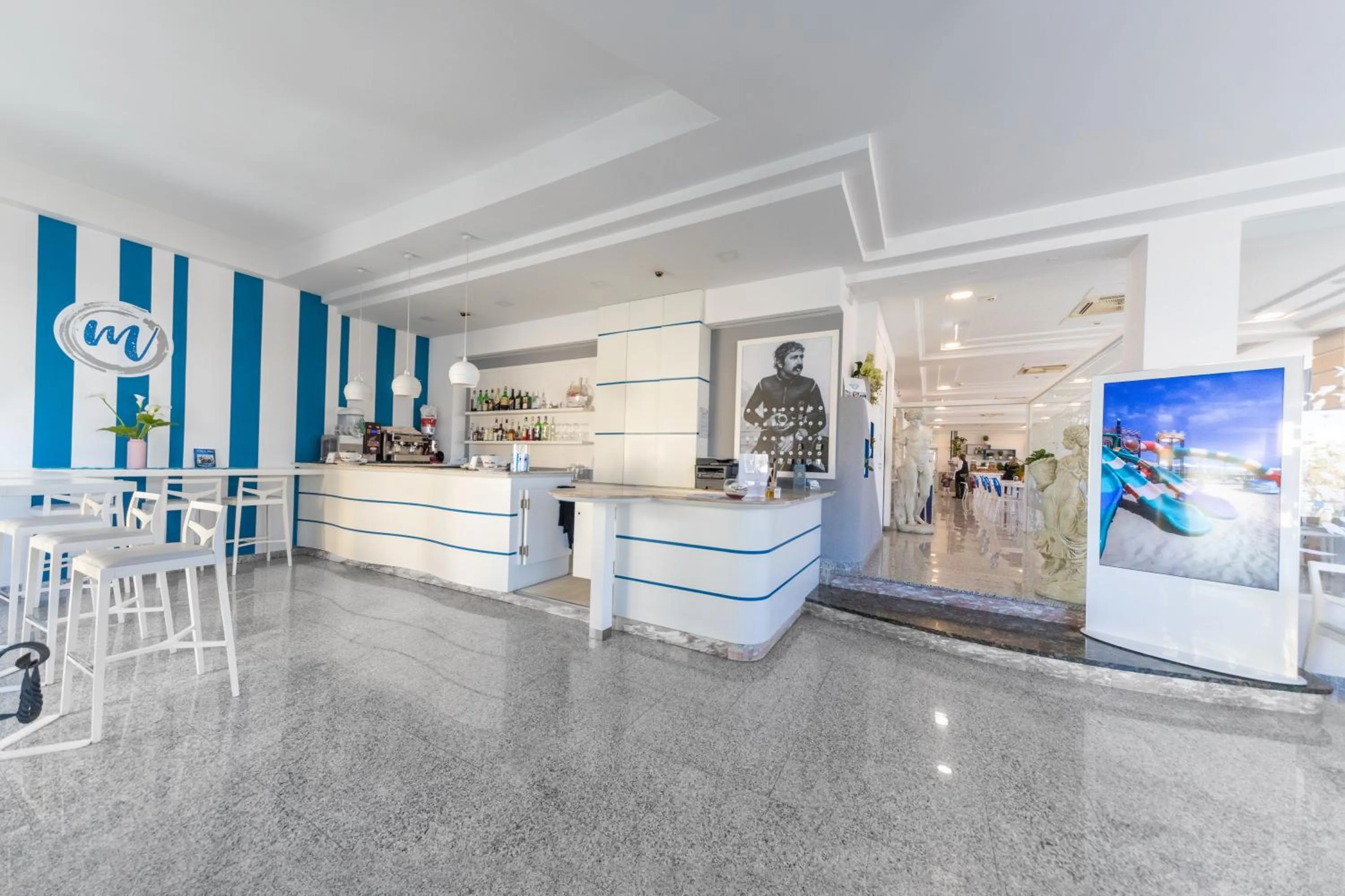 Lobby or reception in Hotel Majorca