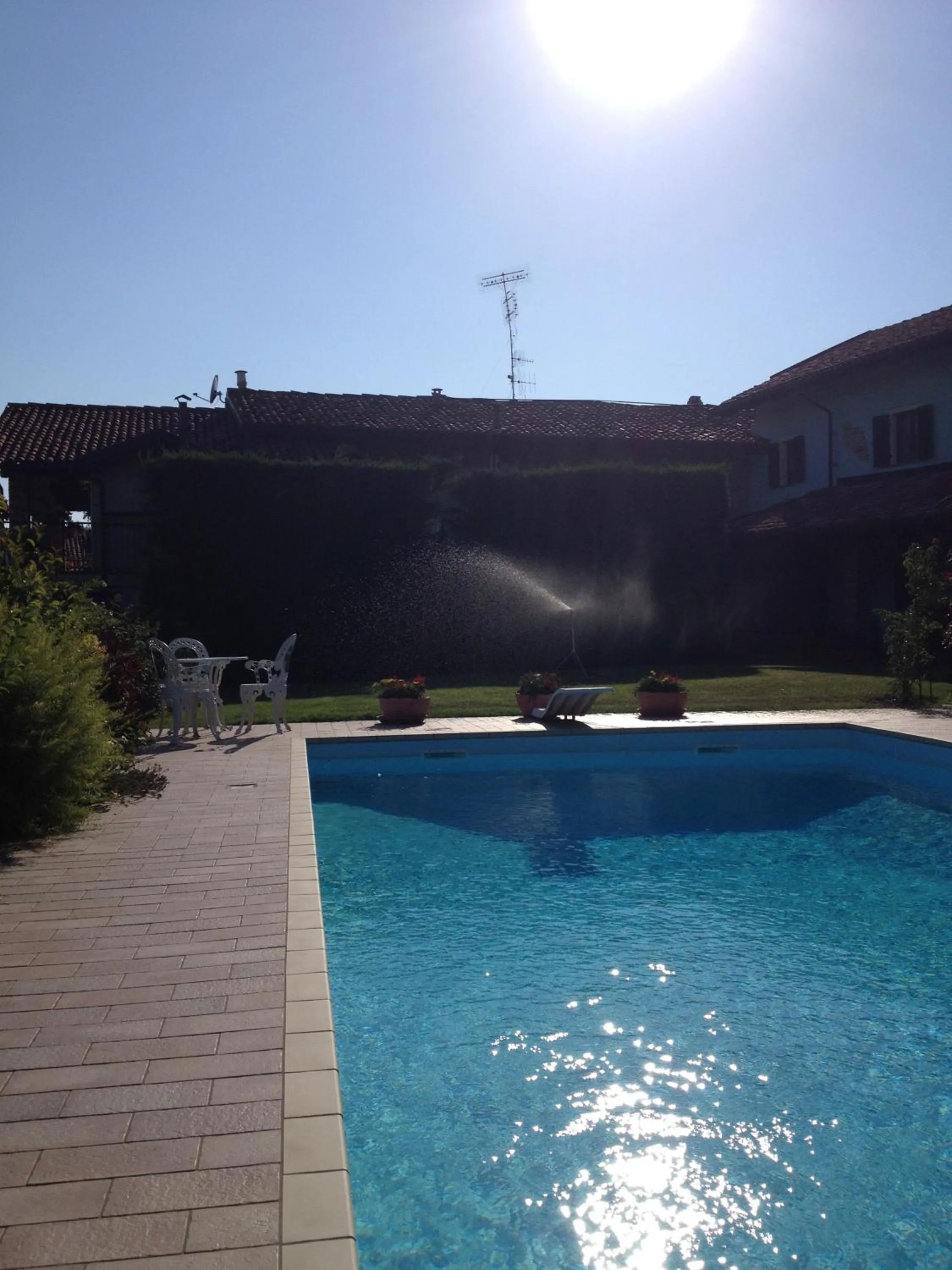 Pool view in Residence delle Rose