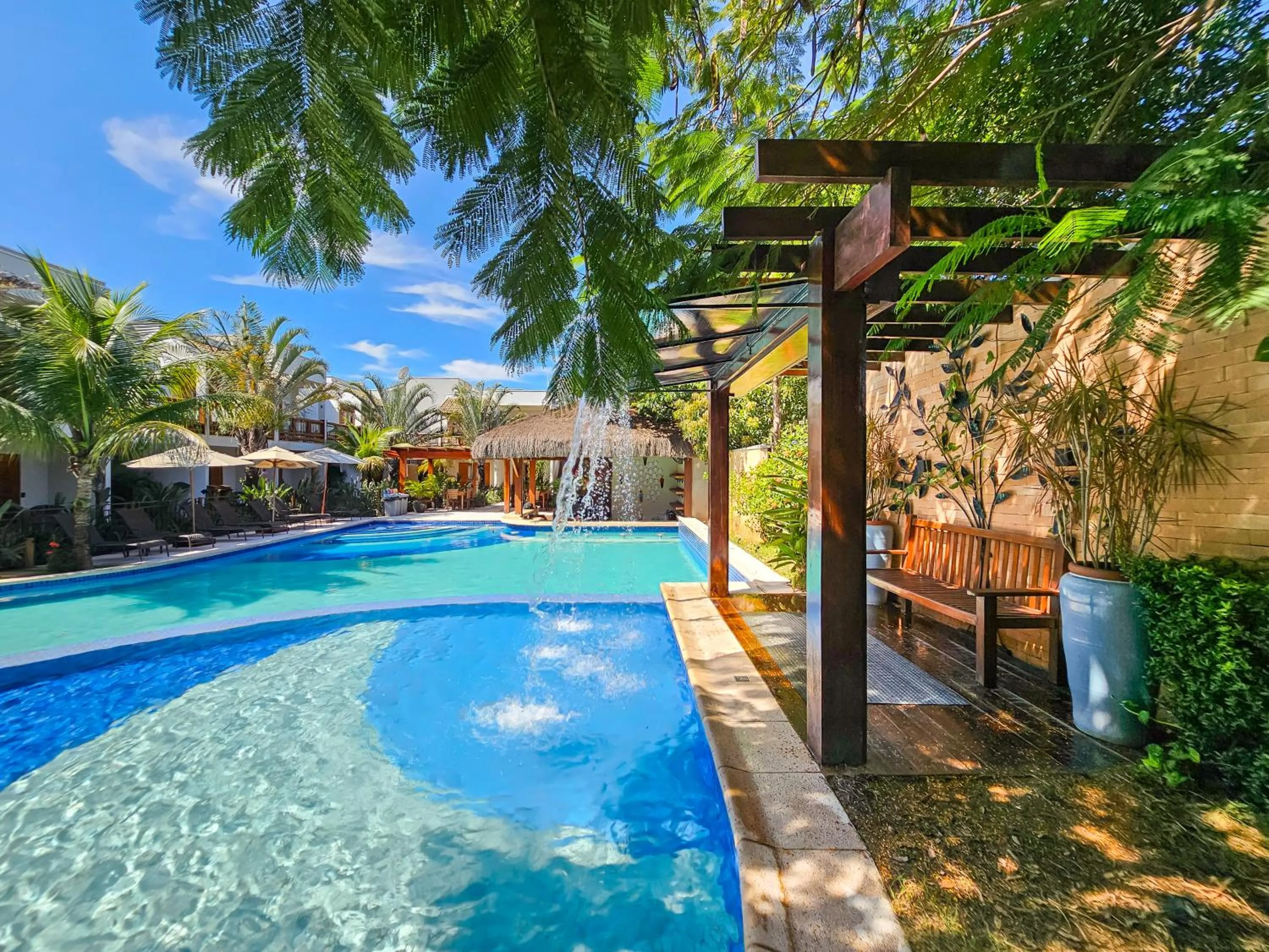 Pool view in Arte da Natureza Hotel Bonito