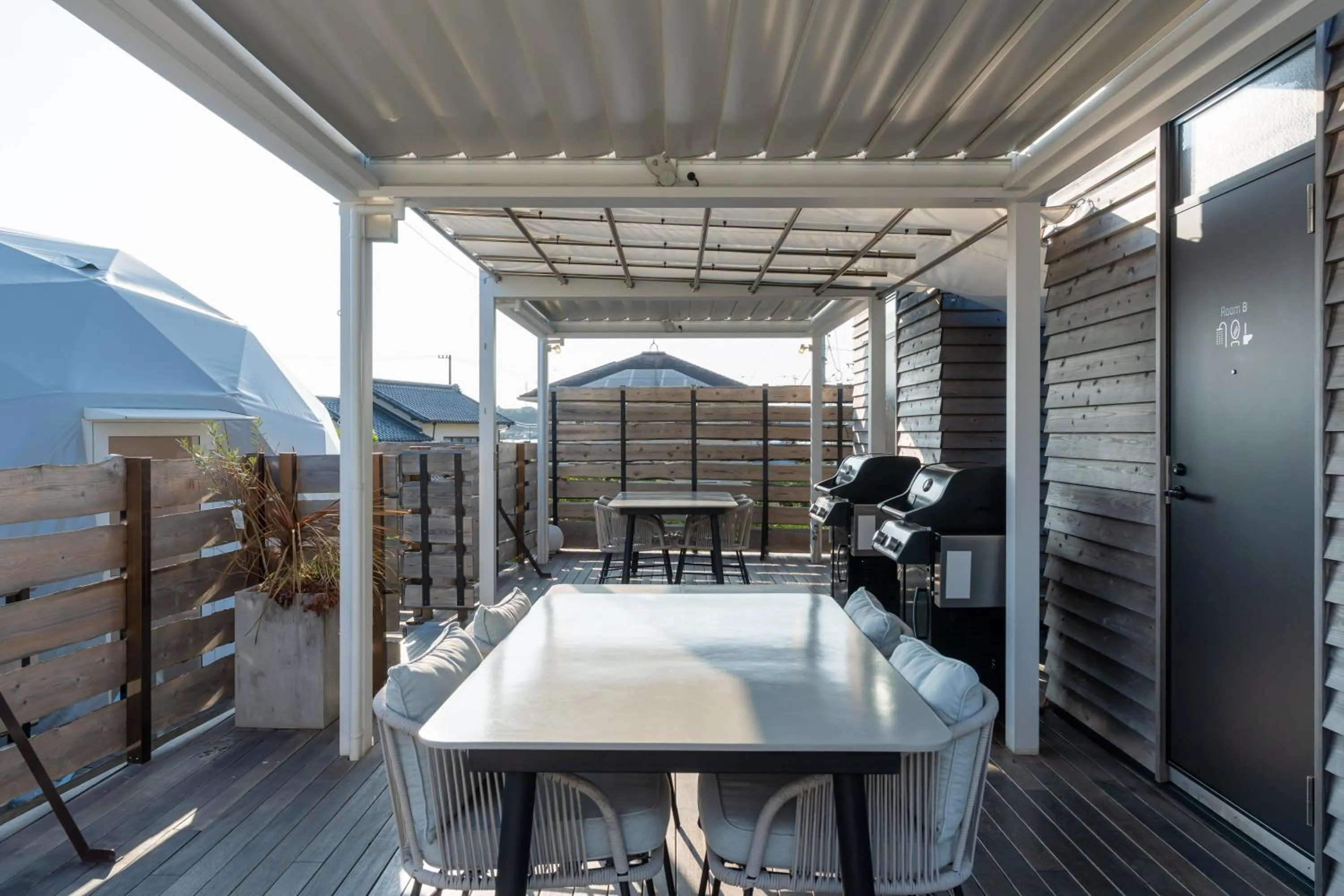 Balcony/Terrace in villa vacances hamanako