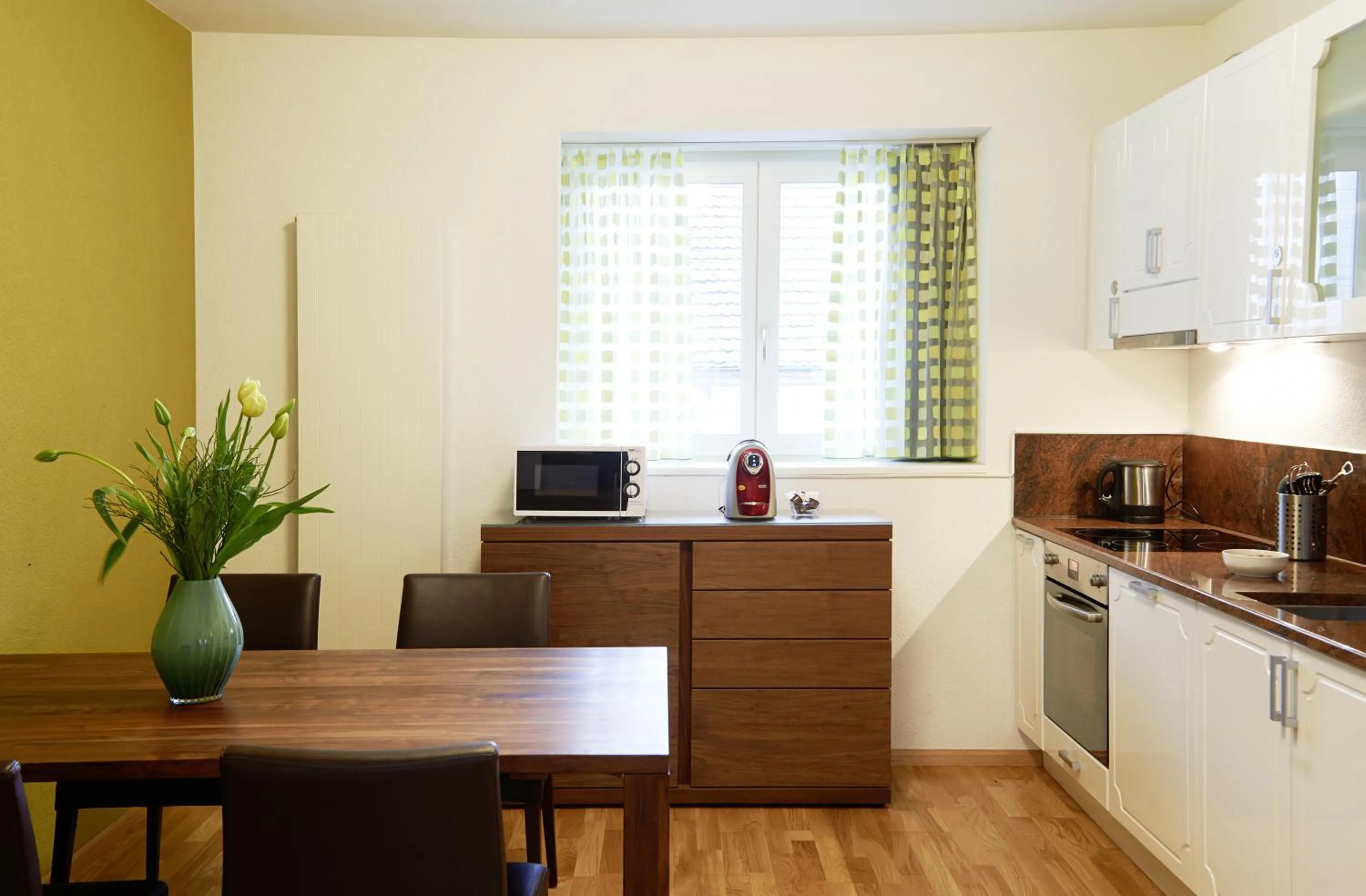 Coffee/tea facilities in Residence Apartments by Hotel du Commerce