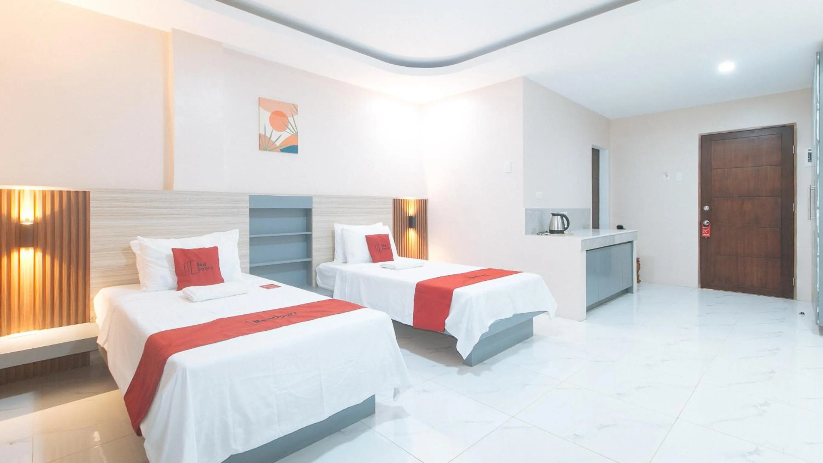 Bed in RedDoorz at Happy Stay Apartelle